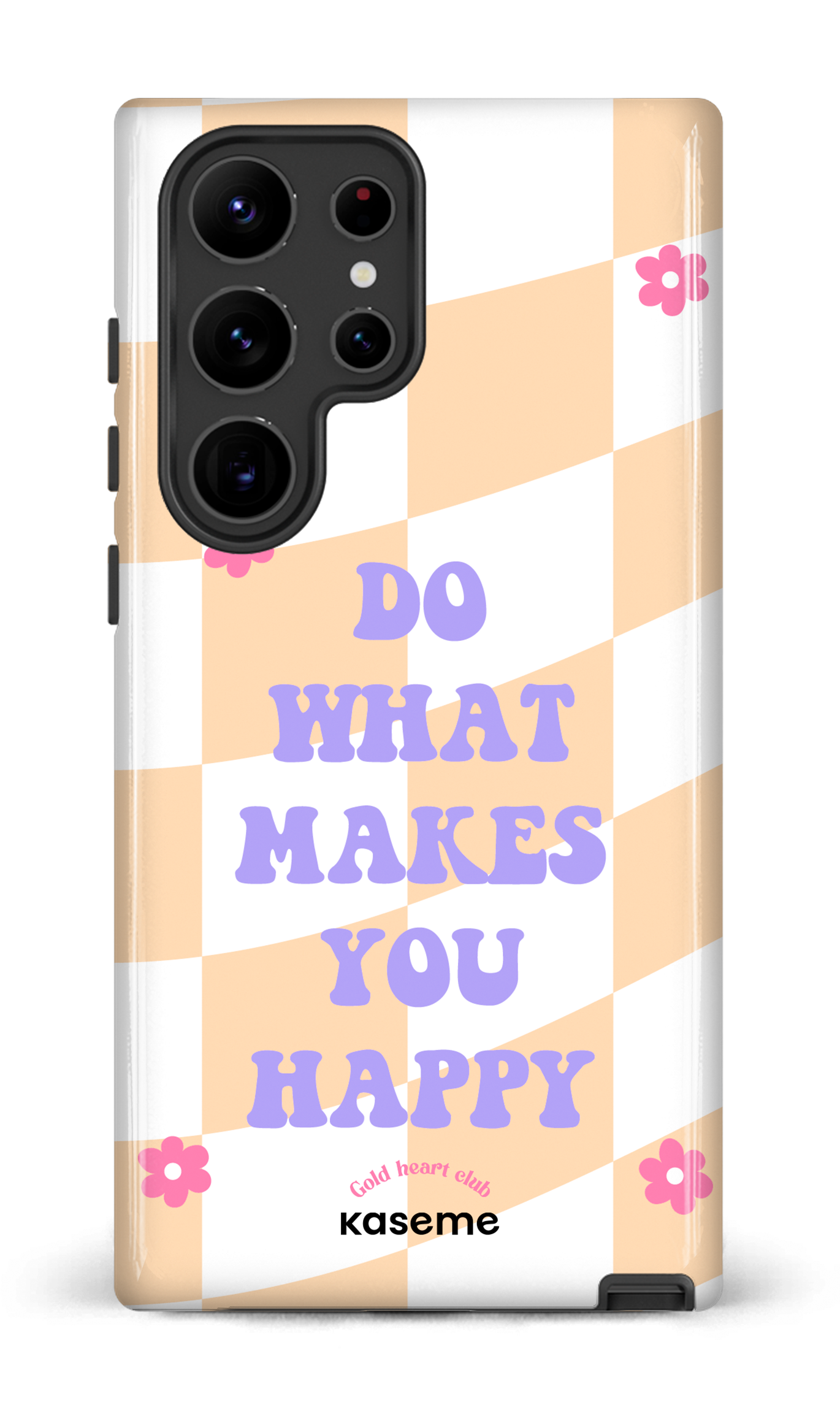 Do What Makes You Happy Orange by Goldheartclub - Galaxy S23 Ultra