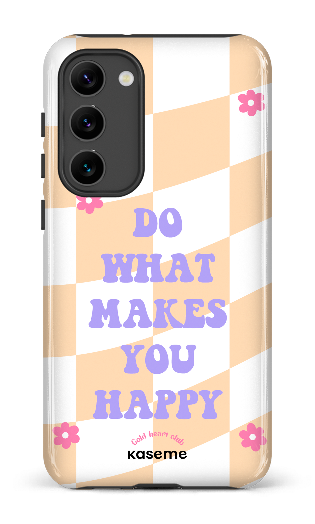 Do What Makes You Happy Orange by Goldheartclub - Galaxy S23 Plus