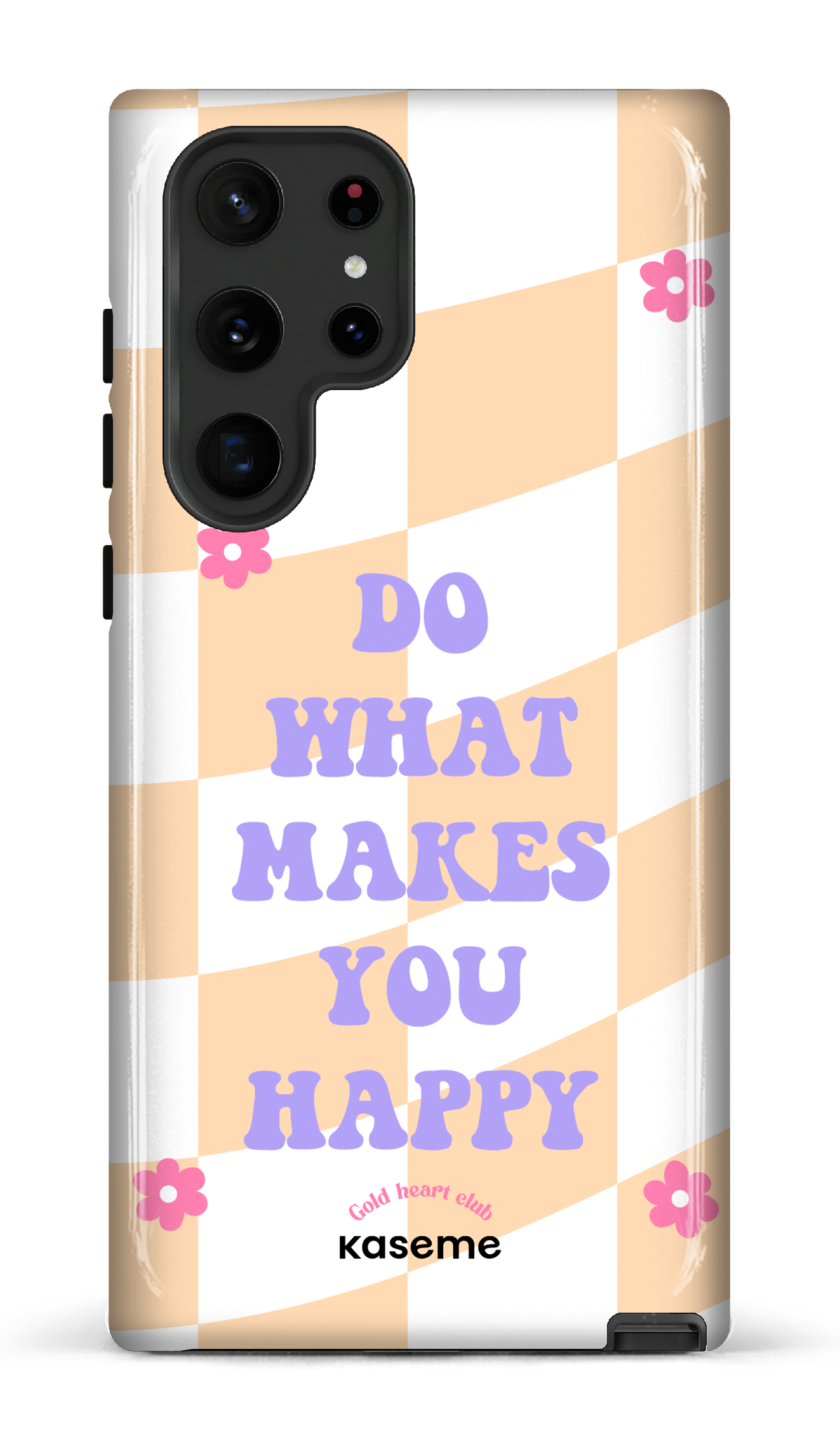 Do What Makes You Happy Orange by Goldheartclub - Galaxy S22 Ultra