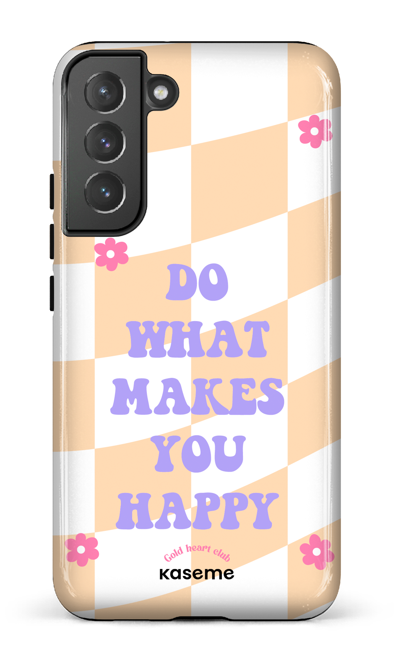 Do What Makes You Happy Orange by Goldheartclub - Galaxy S22 Plus