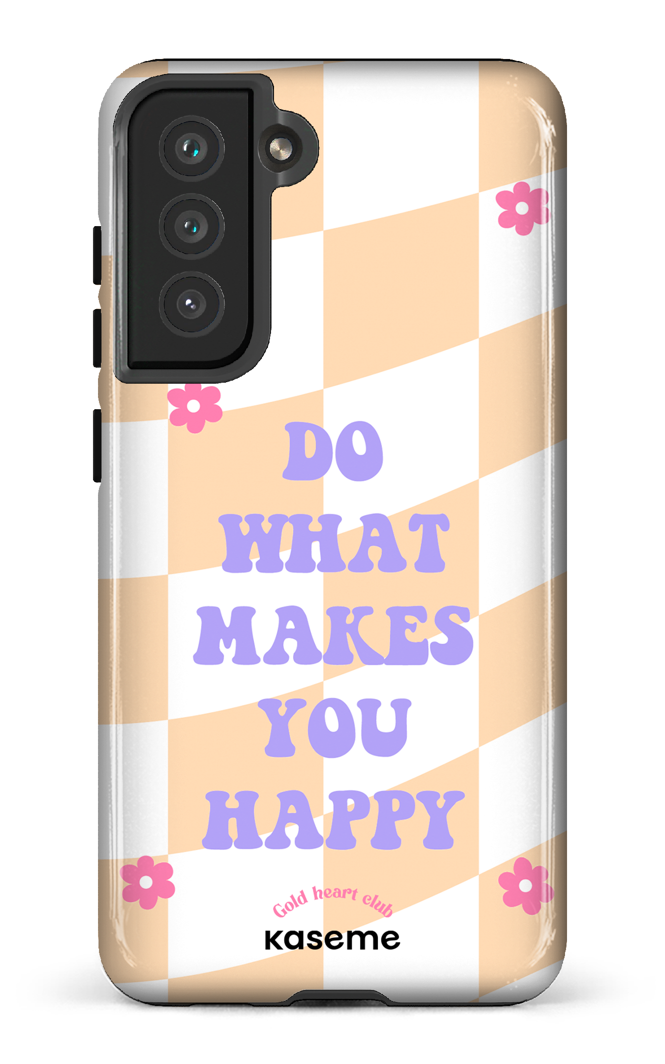 Do What Makes You Happy Orange by Goldheartclub - Galaxy S21 FE