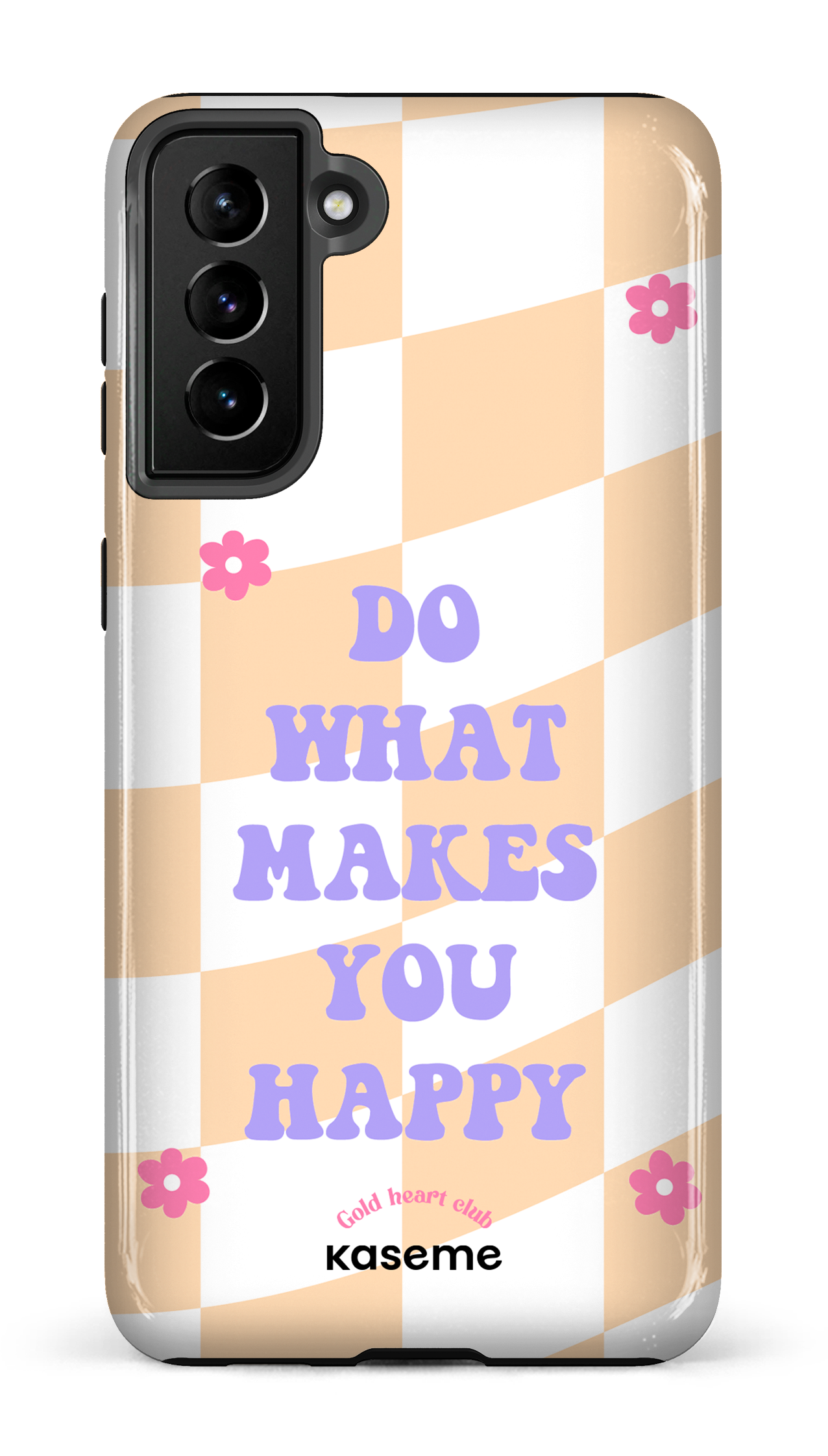 Do What Makes You Happy Orange by Goldheartclub - Galaxy S21 Plus