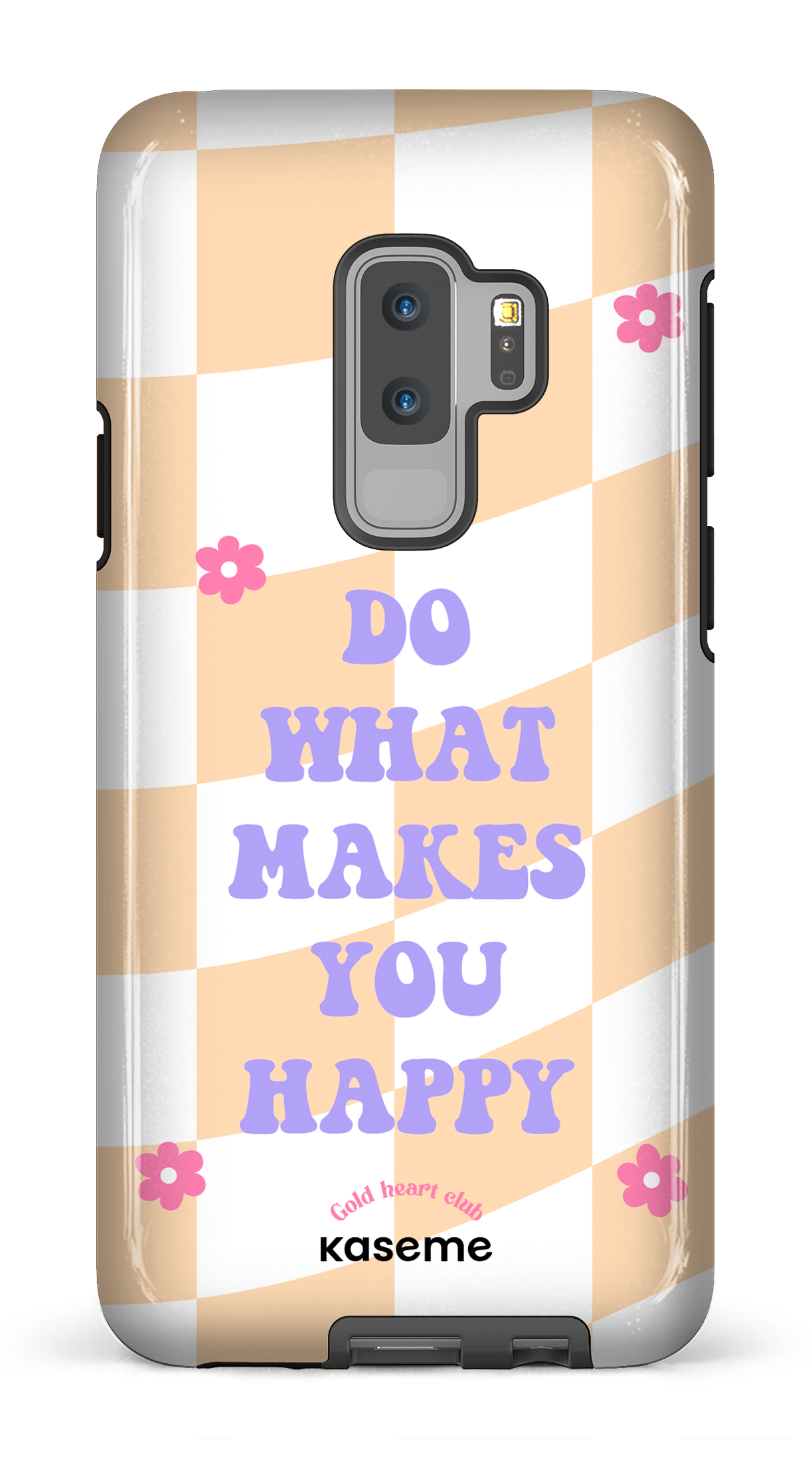Do What Makes You Happy Orange by Goldheartclub - Galaxy S9 Plus