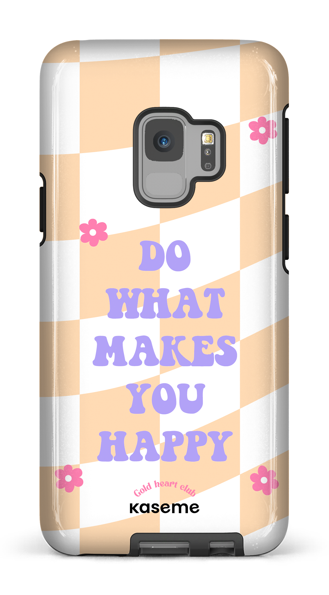 Do What Makes You Happy Orange by Goldheartclub - Galaxy S9