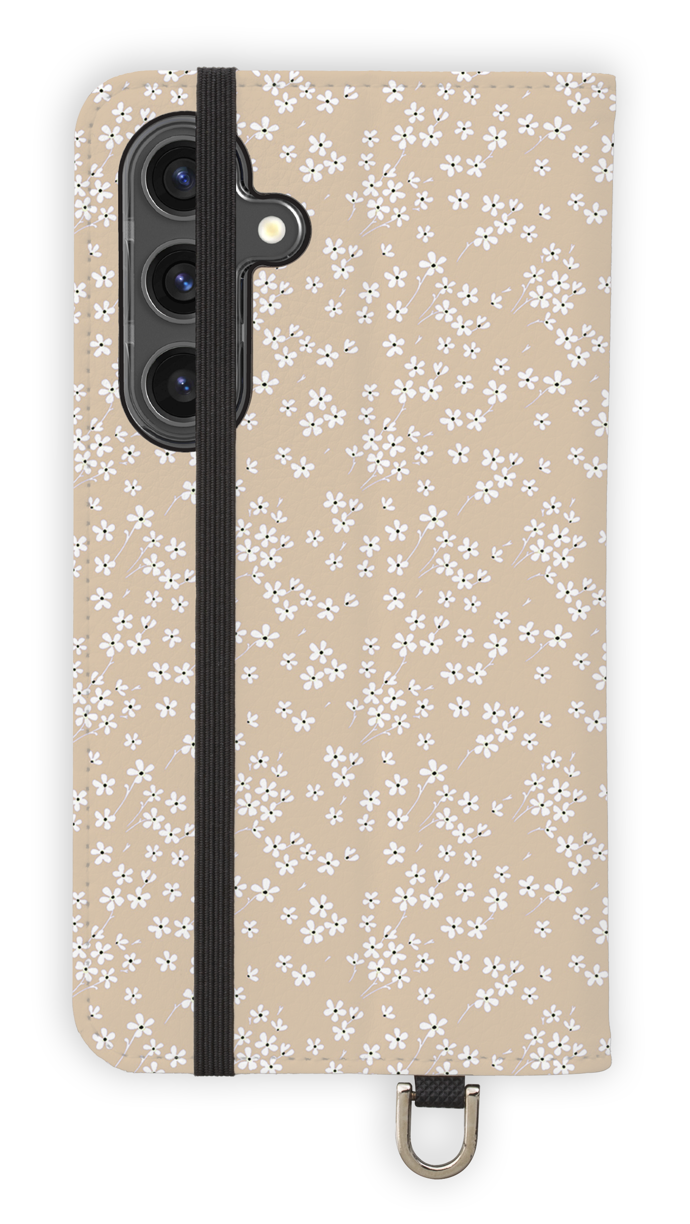 Posy Beige - Folio Case - Galaxy S24