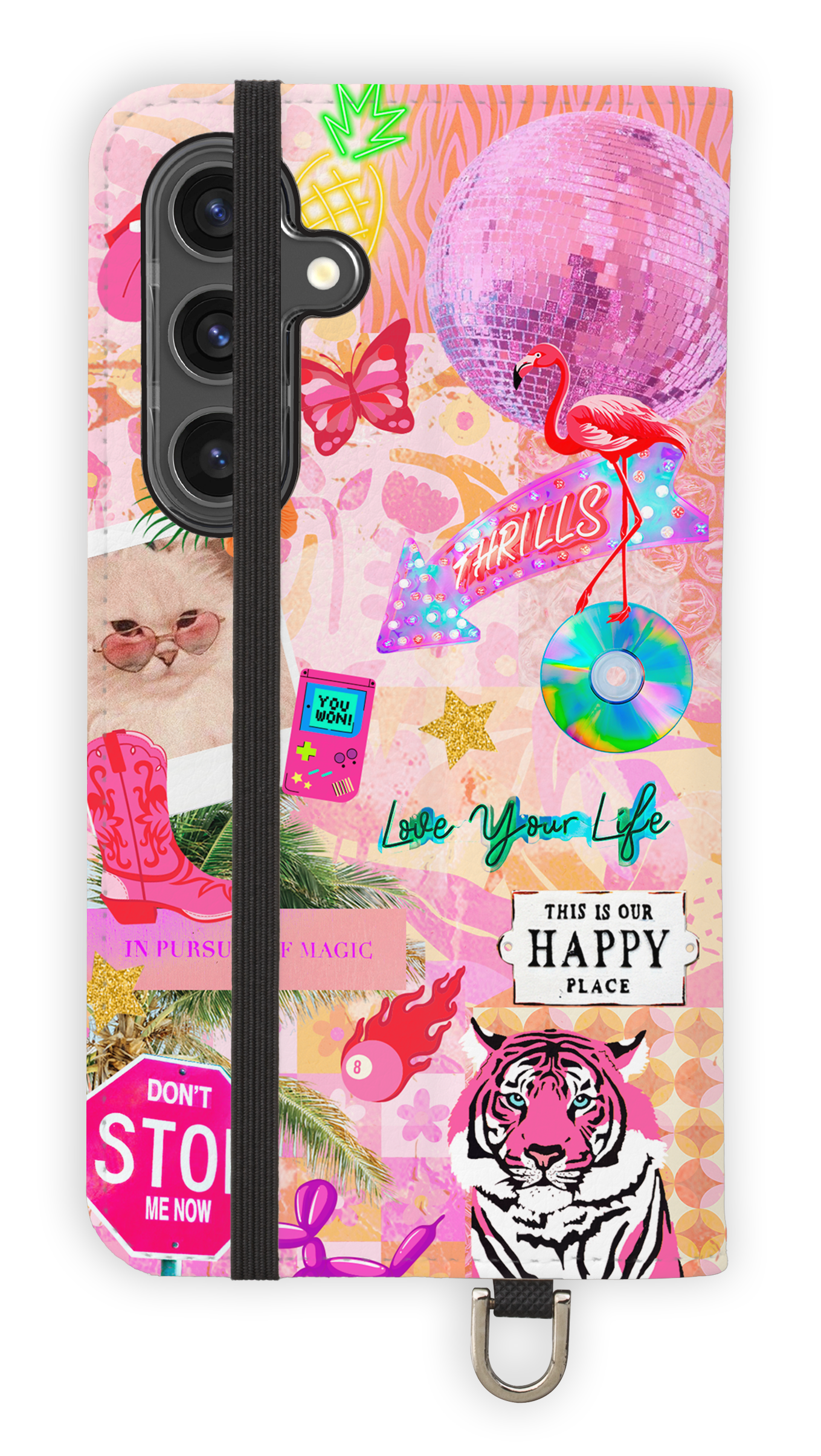 Happy Place - Folio Case - Galaxy S24