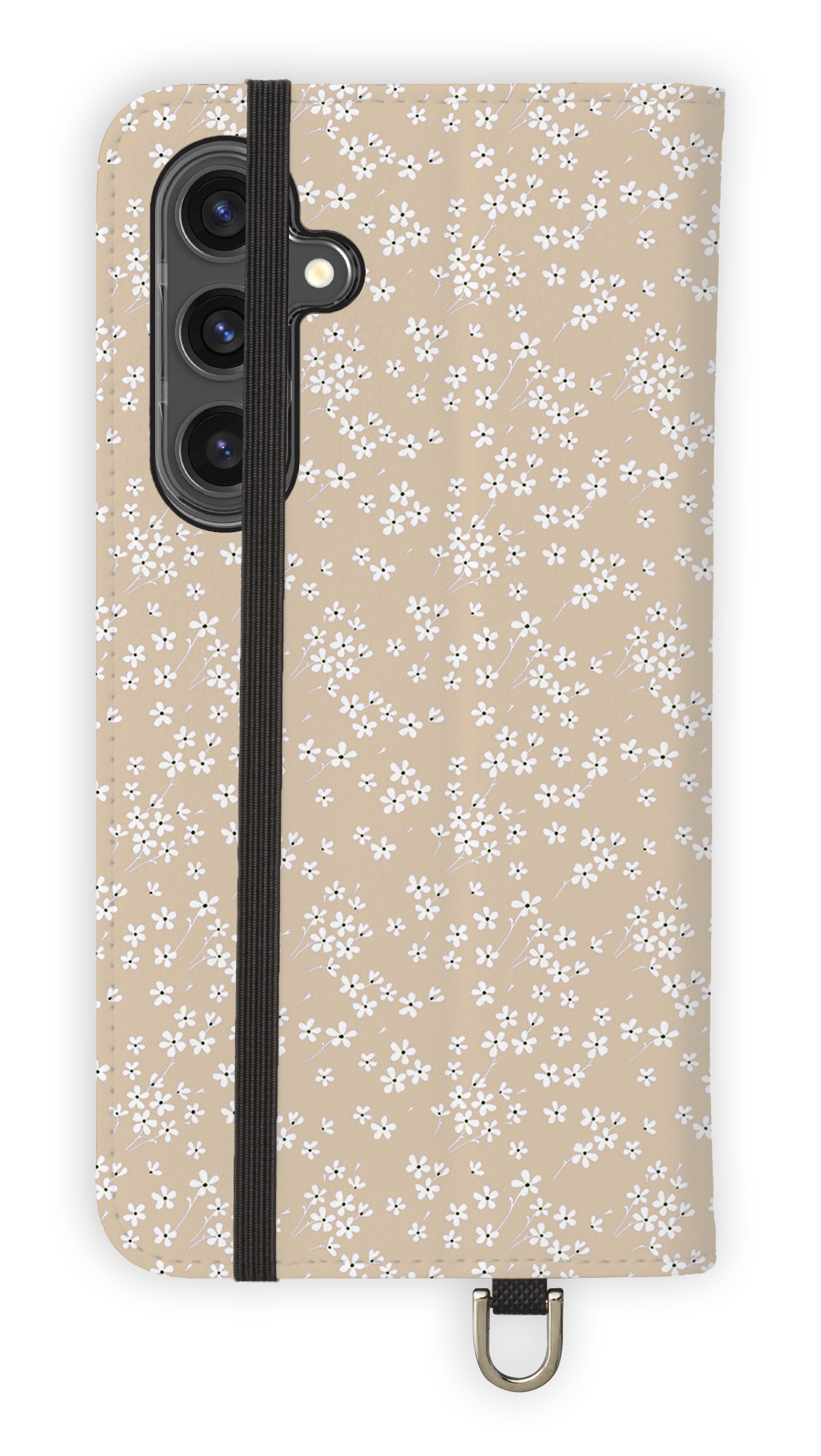 Posy Beige - Folio Case - Galaxy S24 Plus