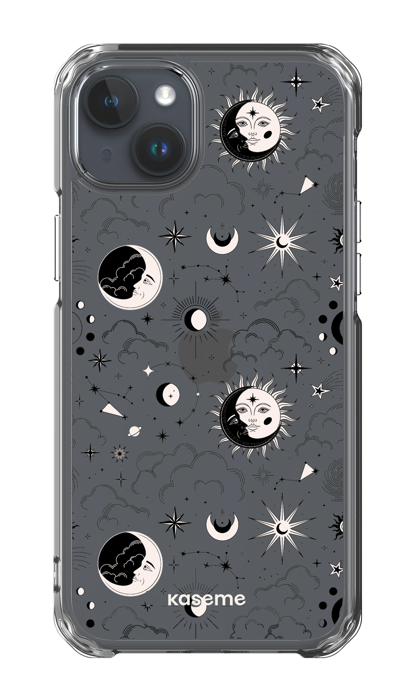 Milky Way Black Clear Case - iPhone 15 Plus