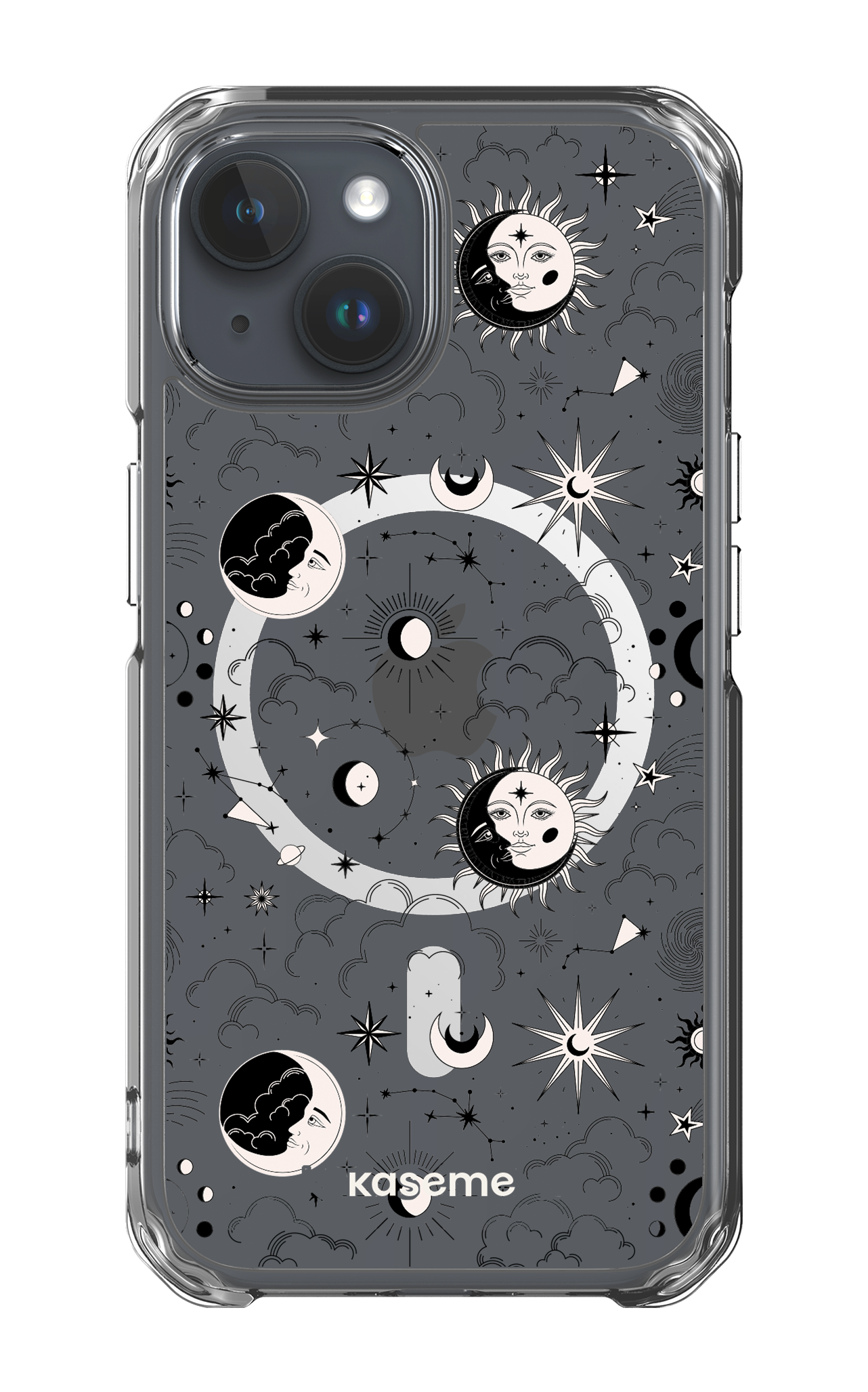 Milky Way Black Clear Case - iPhone 15