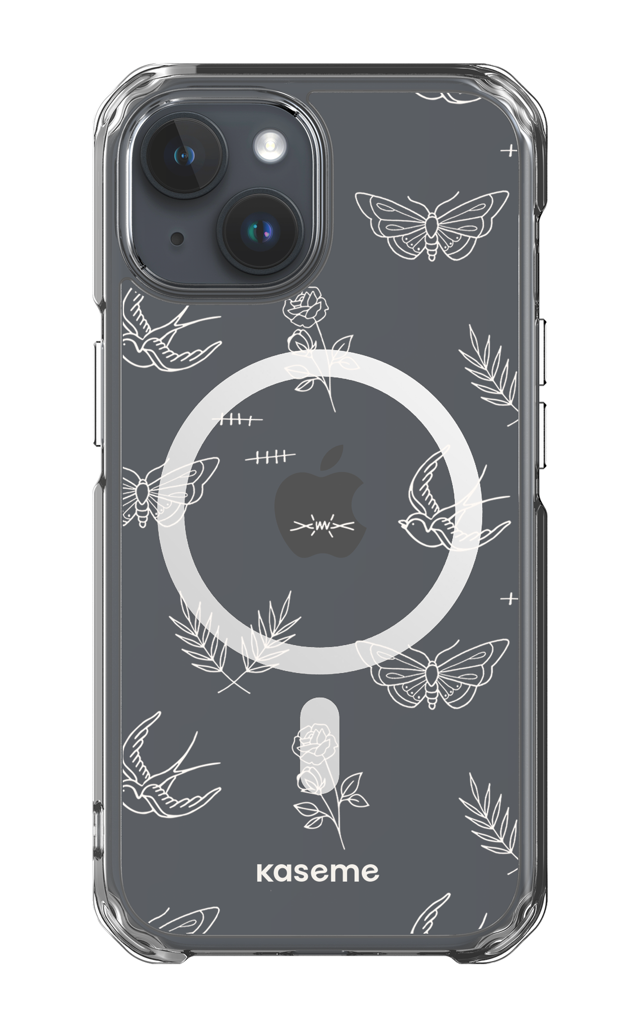 Ink white clear case - iPhone 15