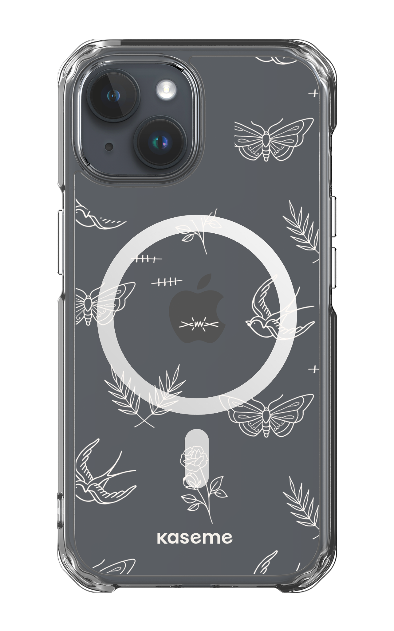 Ink white clear case - iPhone 15