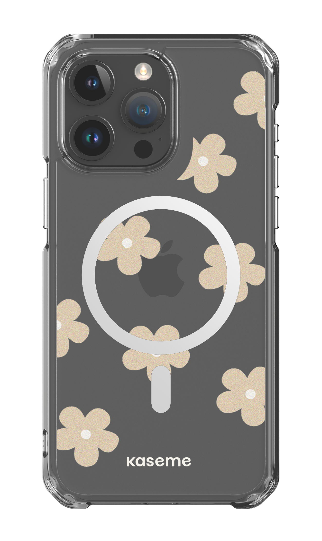 Woodstock Beige Clear Case - iPhone 15 Pro Max