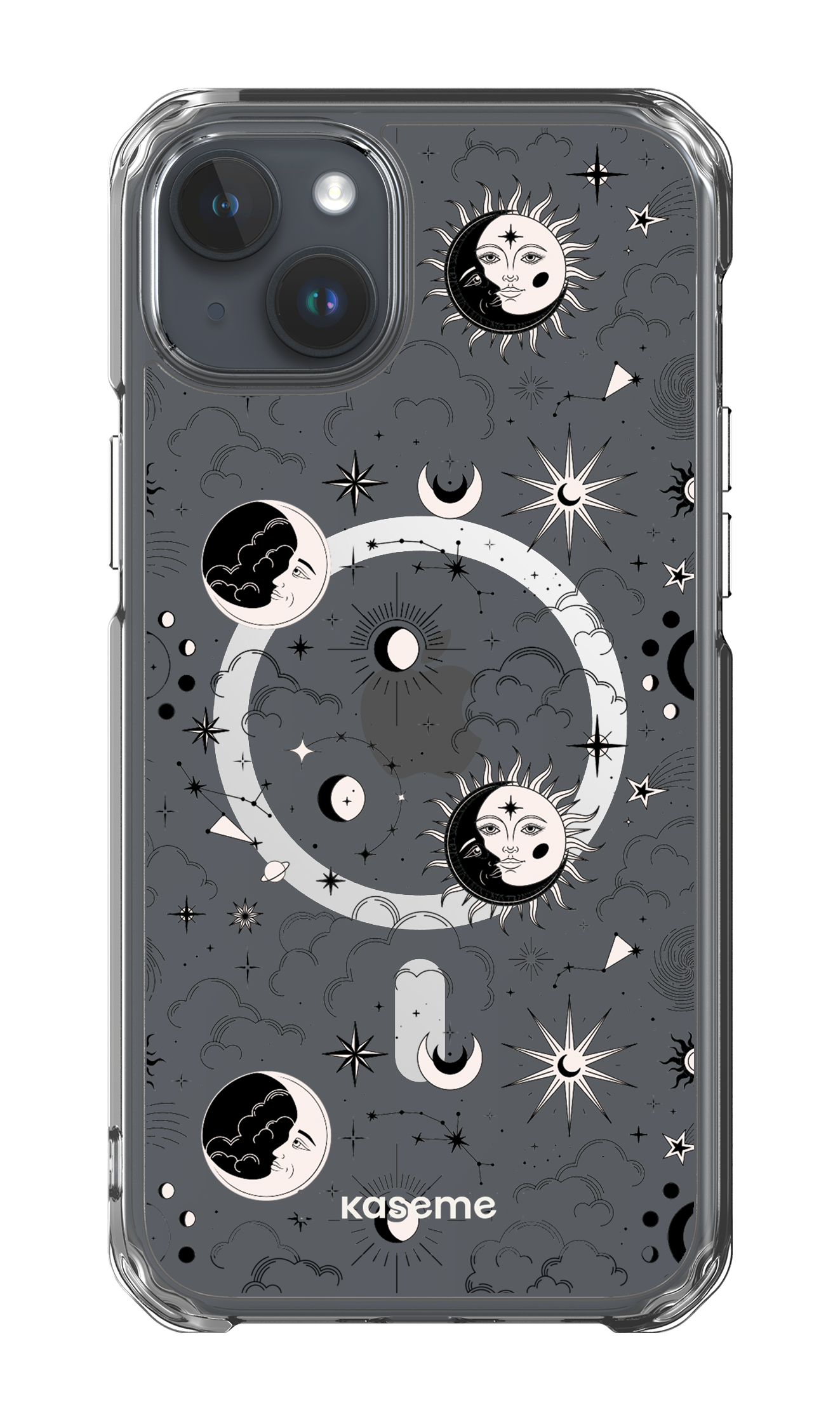 Milky Way Black Clear Case - iPhone 15 Plus