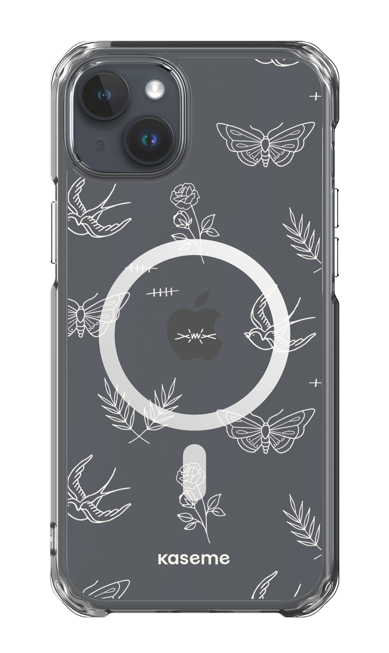 Ink white clear case - iPhone 15 Plus