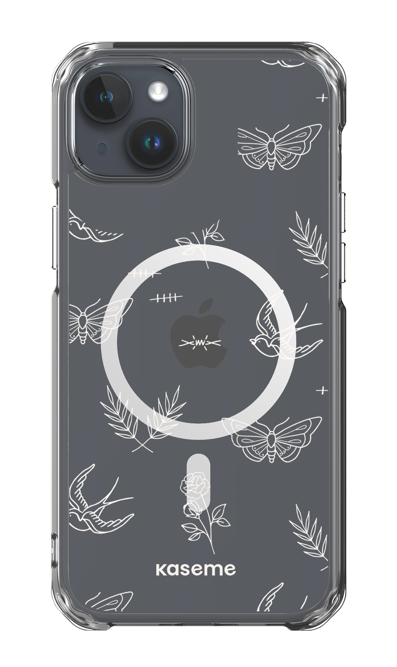 Ink white clear case - iPhone 15 Plus
