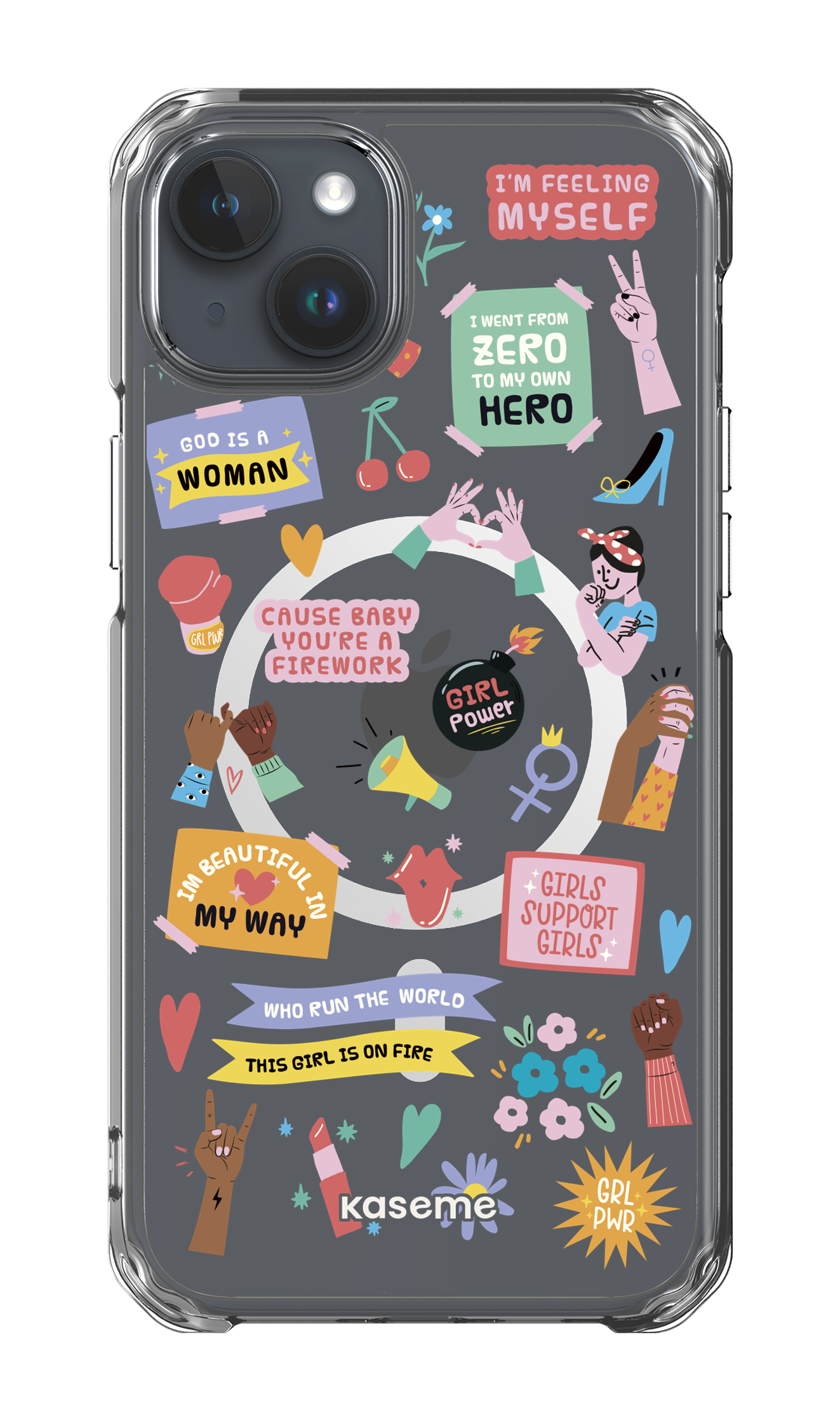 Girl Boss Clear Case - iPhone 15 Plus