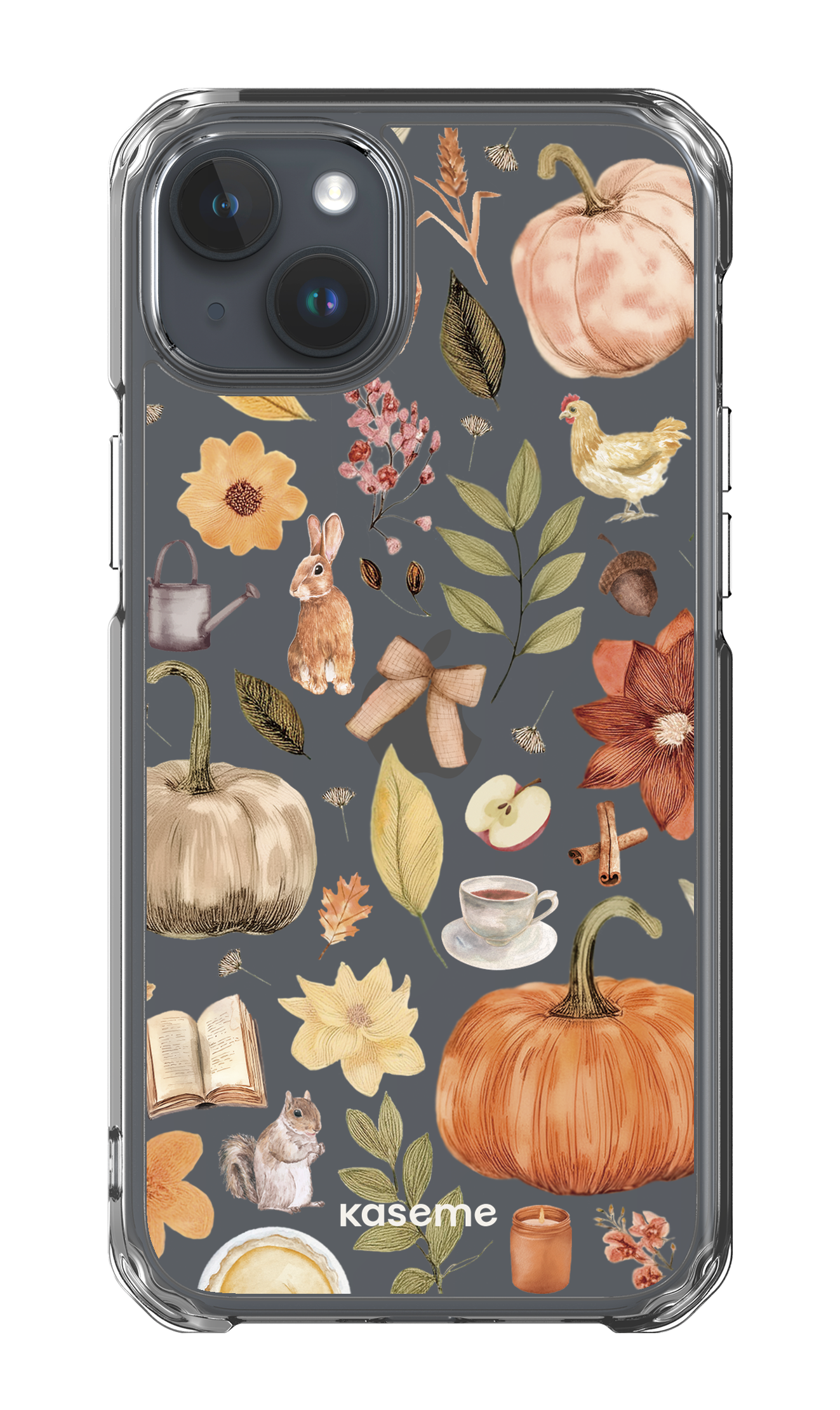 Harvest Hues Clear Case - iPhone 15 Plus