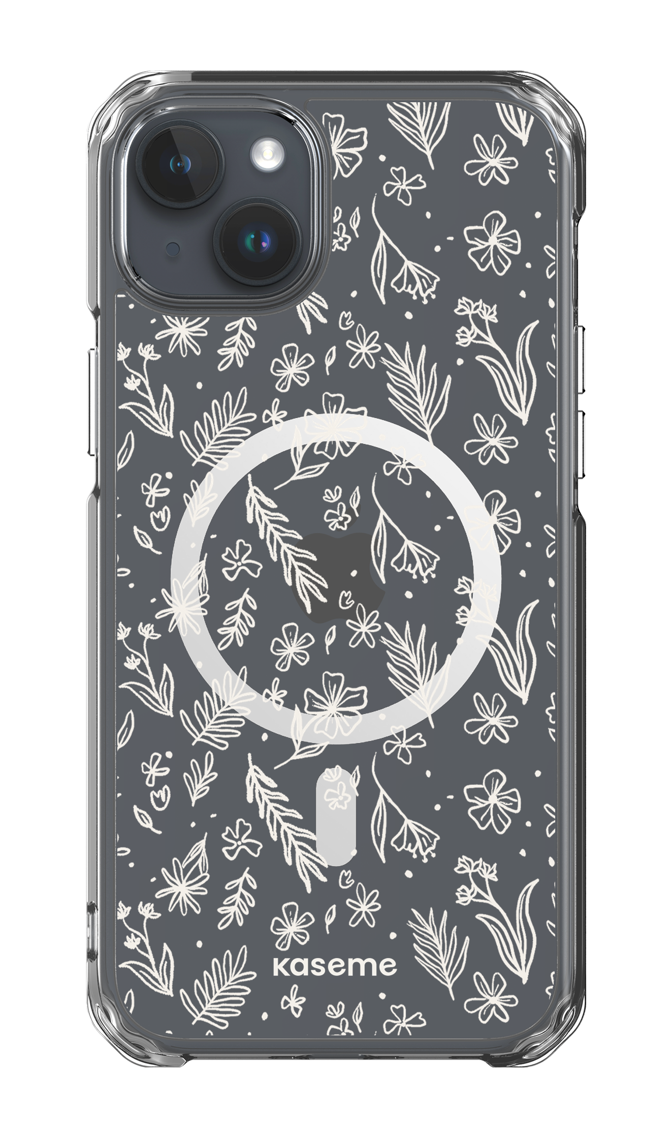 Olive Branch Clear Case - iPhone 15 Plus