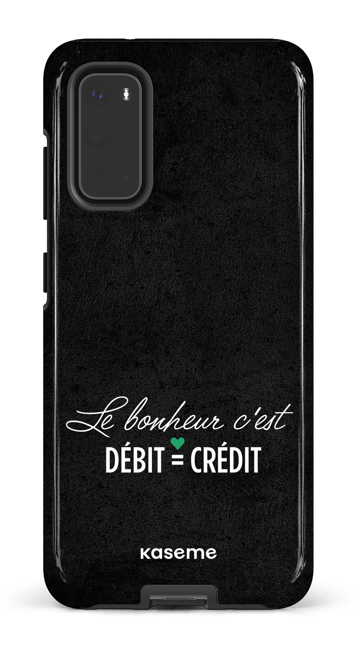 Le bonheur c'est débit = crédit (noir) - Galaxy S20