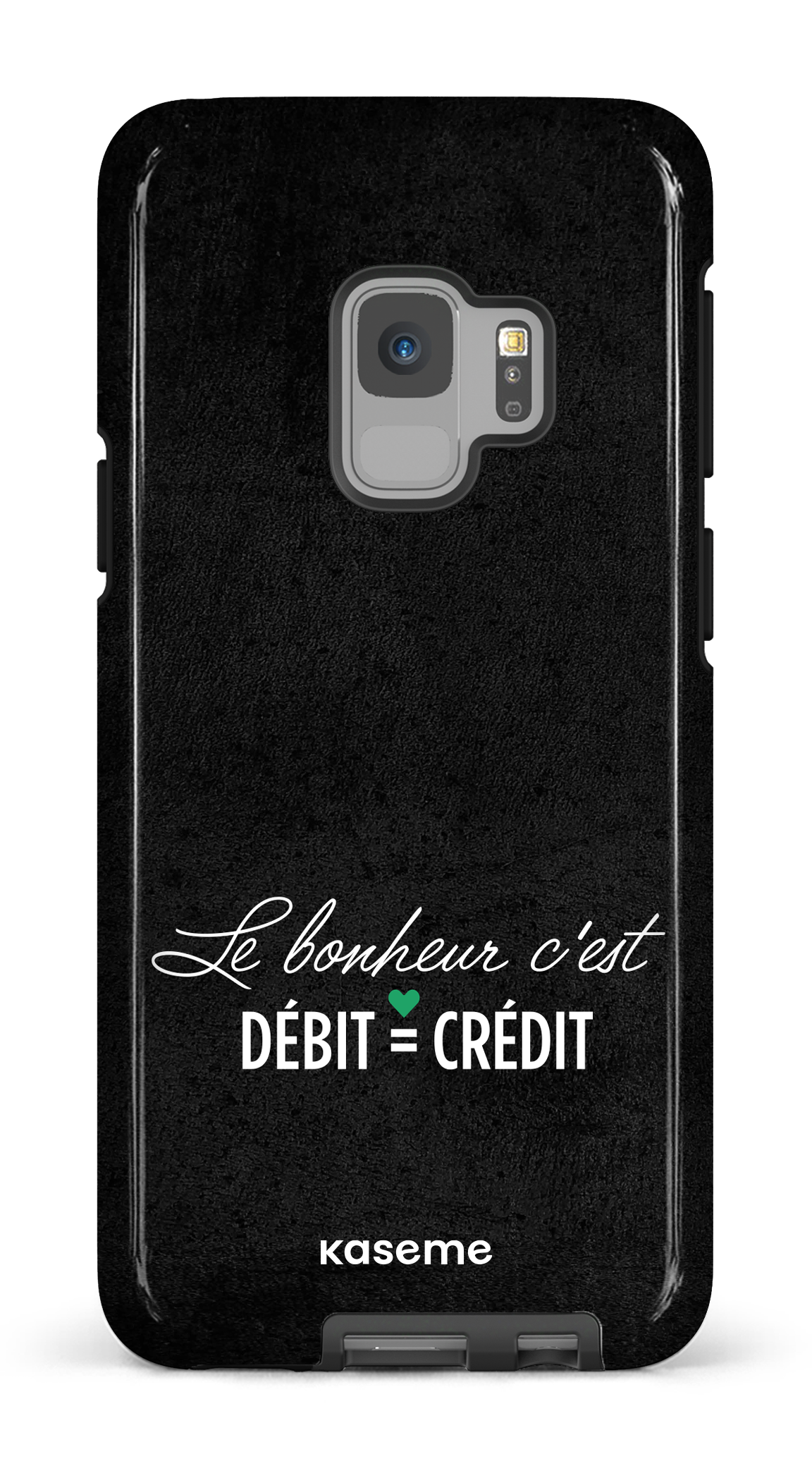 Le bonheur c'est débit = crédit (noir) - Galaxy S9