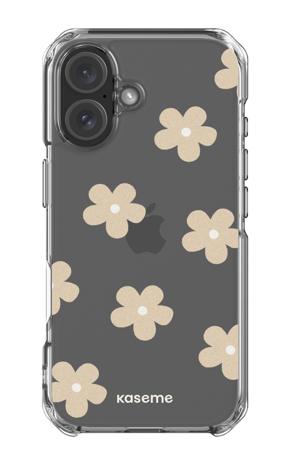 Woodstock Beige Clear Case - iPhone 16