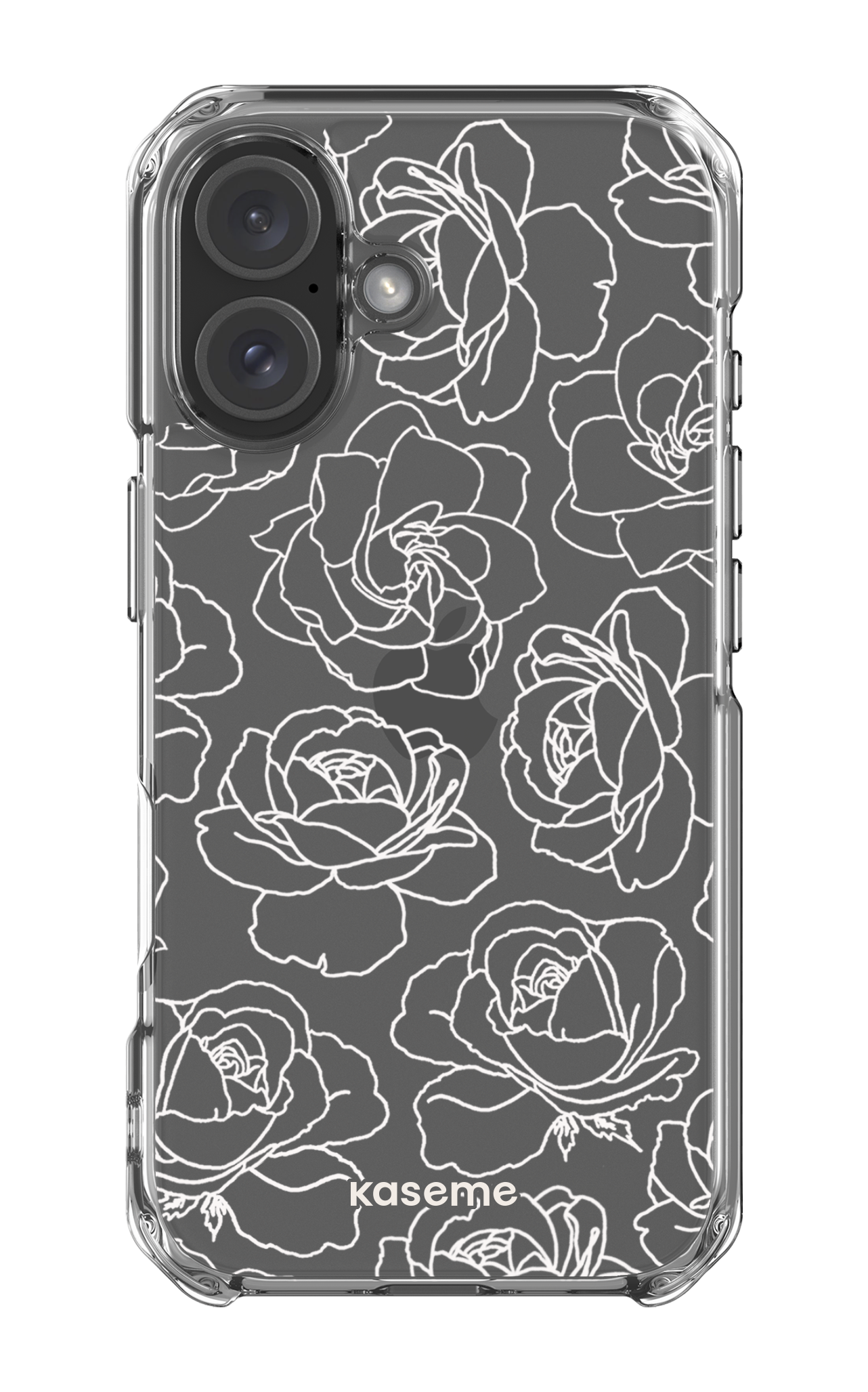 Polar Flowers Clear Case - iPhone 16