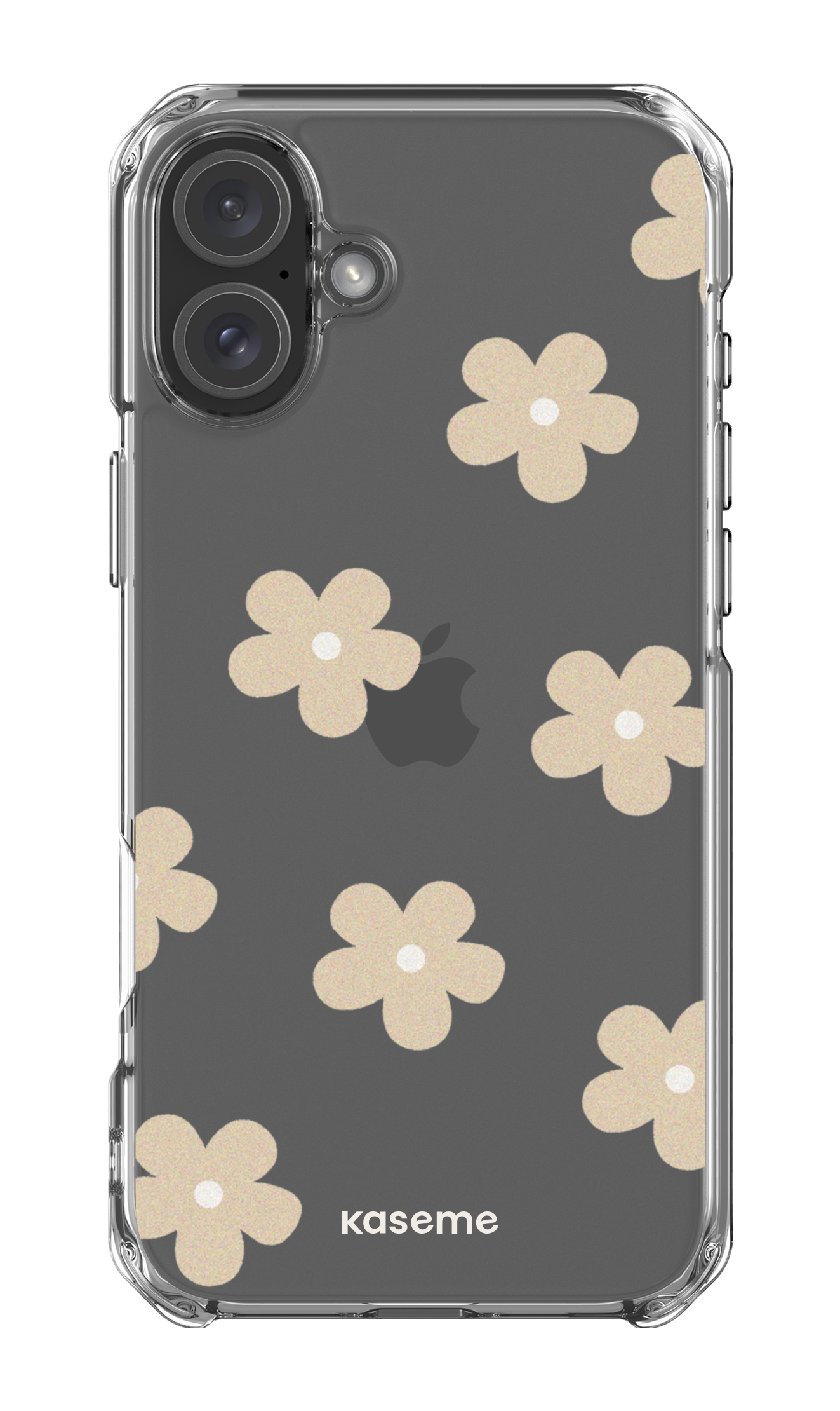 Woodstock Beige Clear Case - iPhone 16 Plus