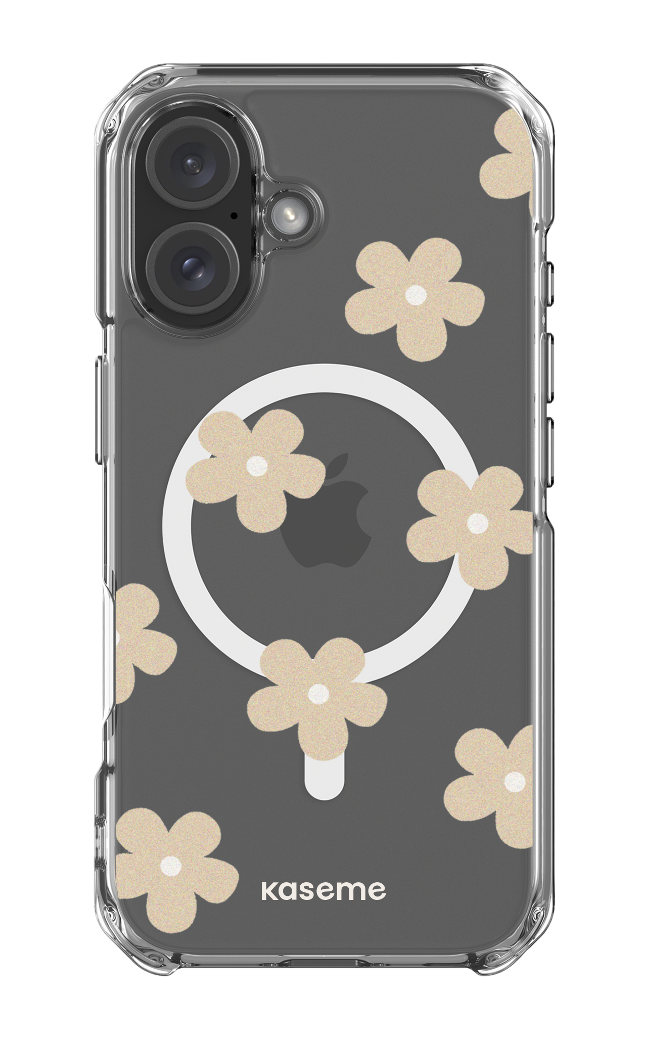 Woodstock Beige Clear Case - iPhone 16