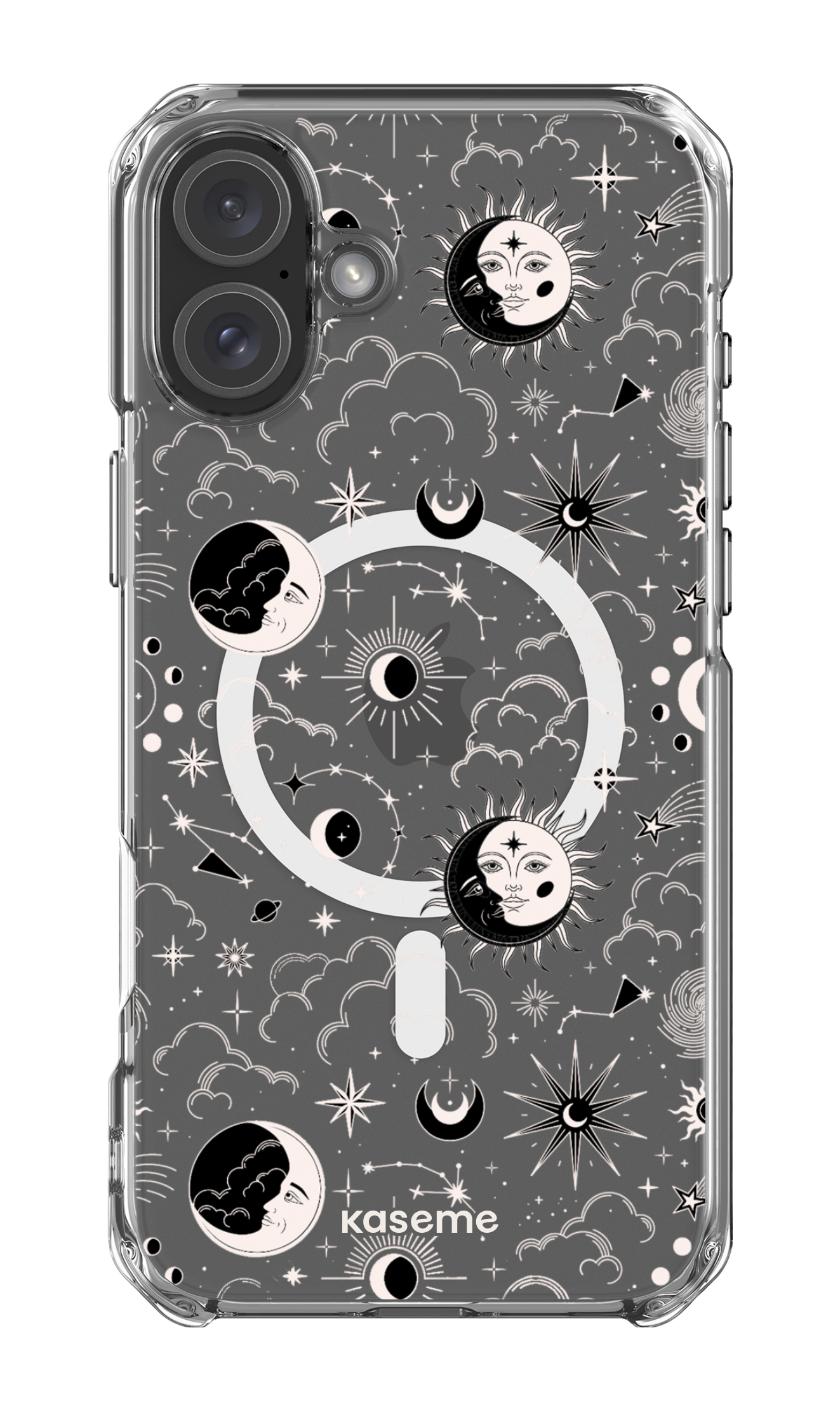 Milky Way Black Clear Case - iPhone 16 Plus