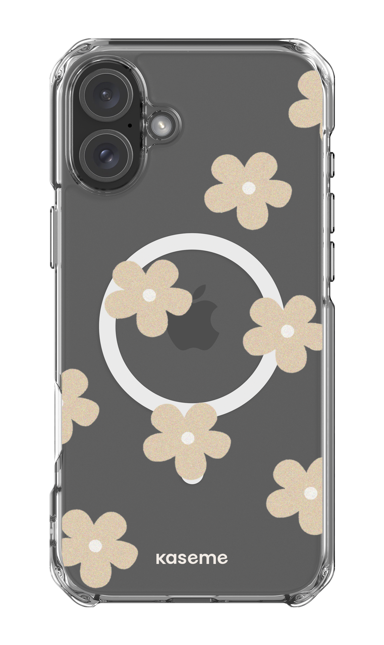 Woodstock Beige Clear Case - iPhone 16 Plus