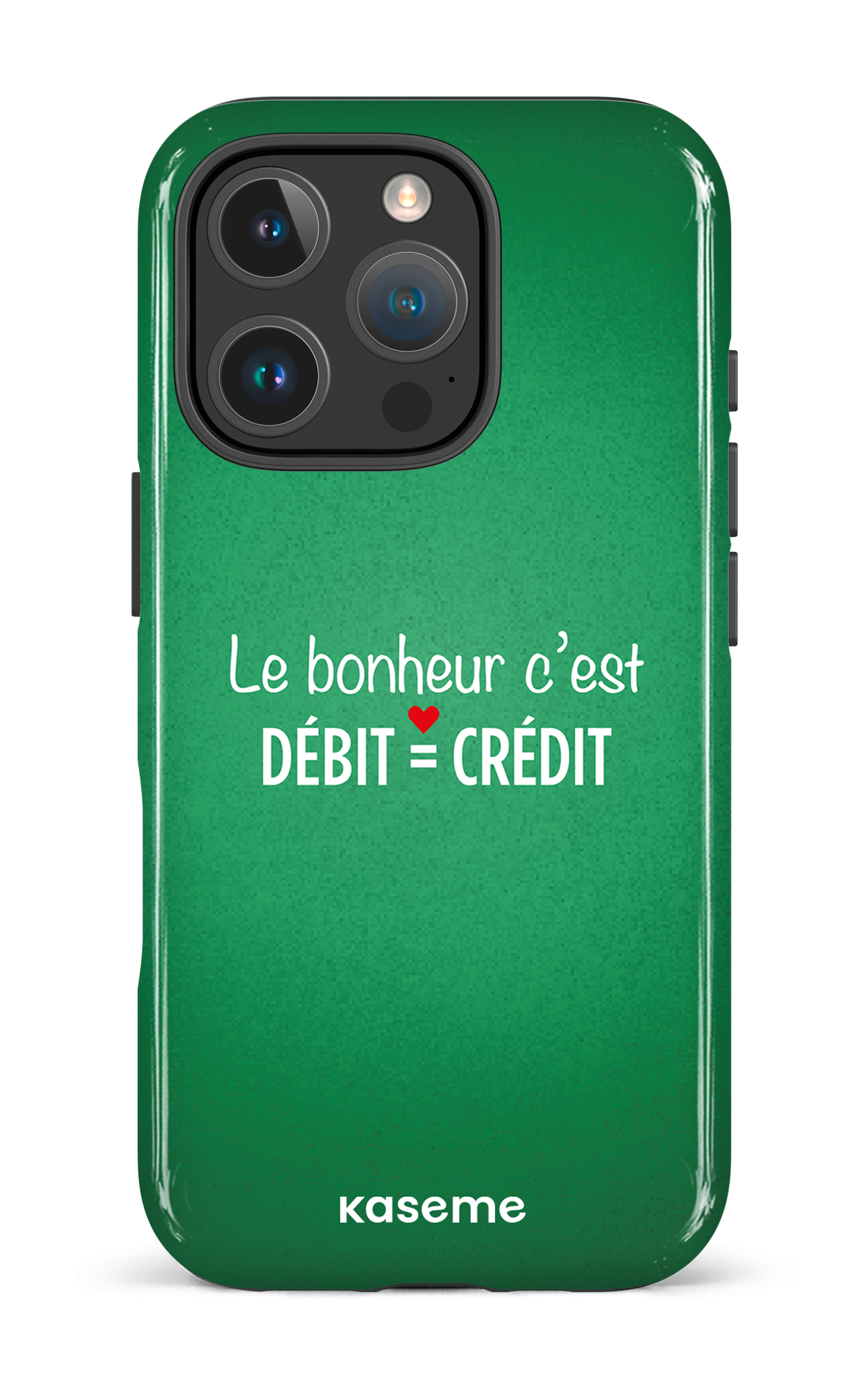 Le bonheur c'est débit = crédit (vert) - iPhone 16 Pro