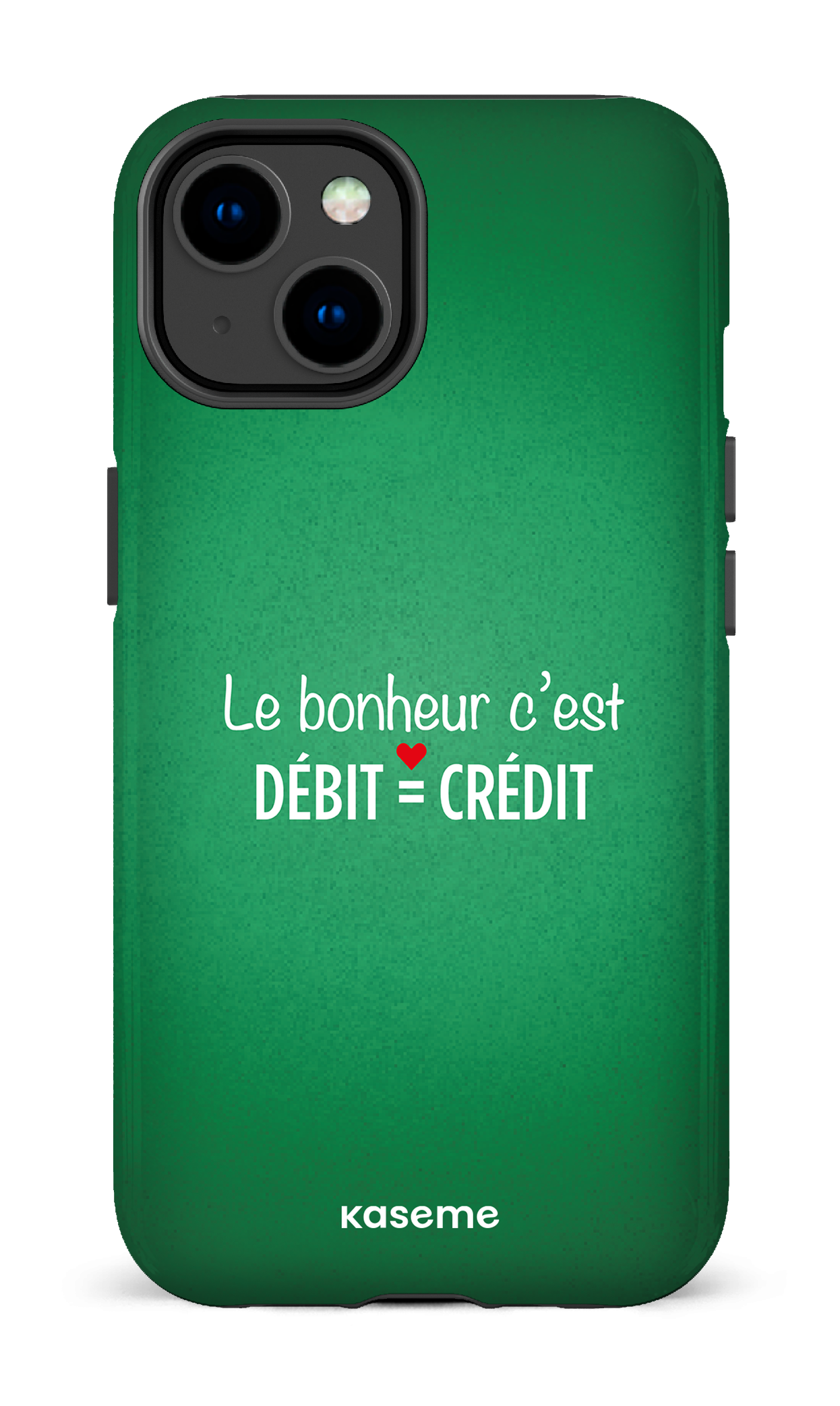 Le bonheur c'est débit = crédit (vert) - iPhone 14