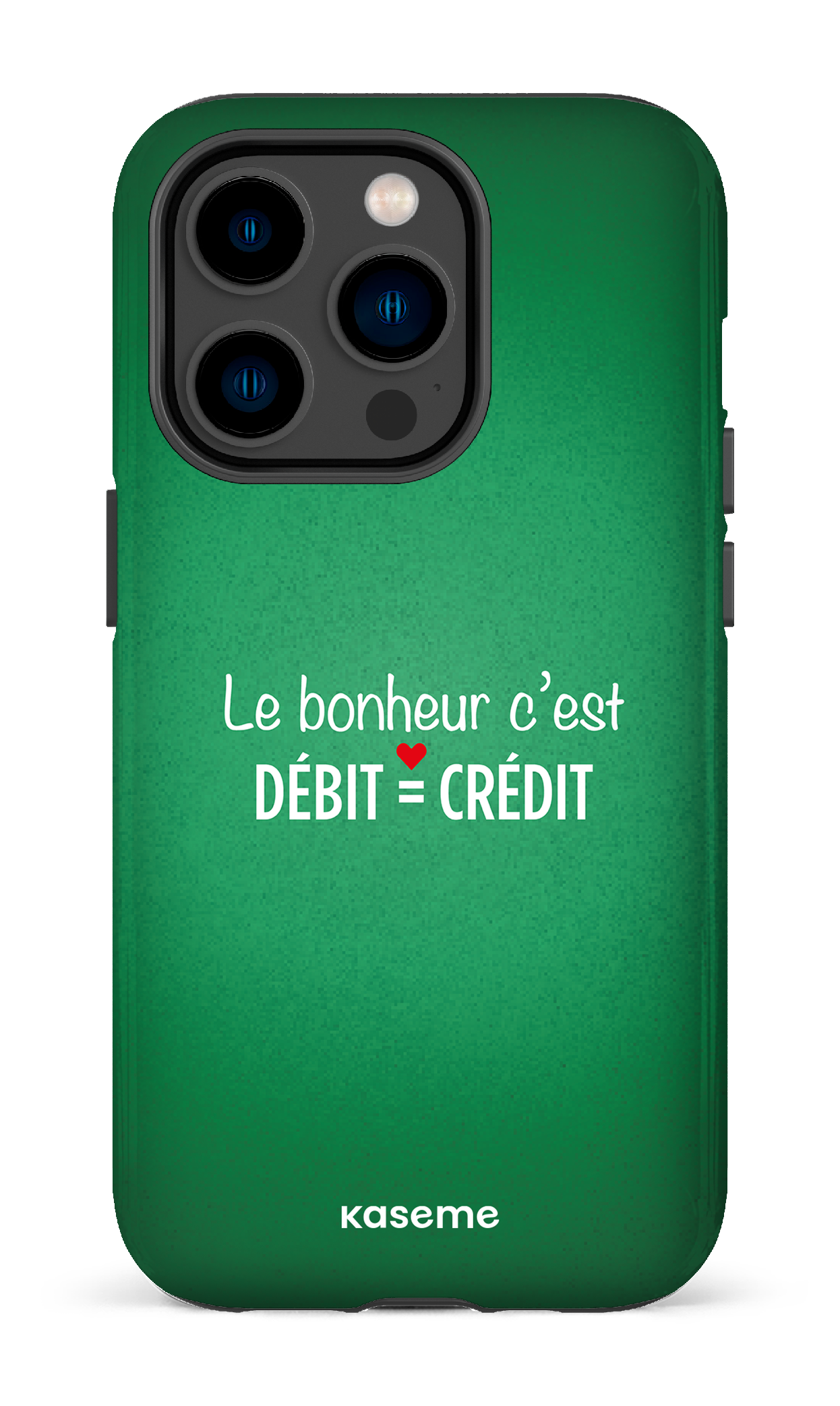 Le bonheur c'est débit = crédit (vert) - iPhone 14 Pro