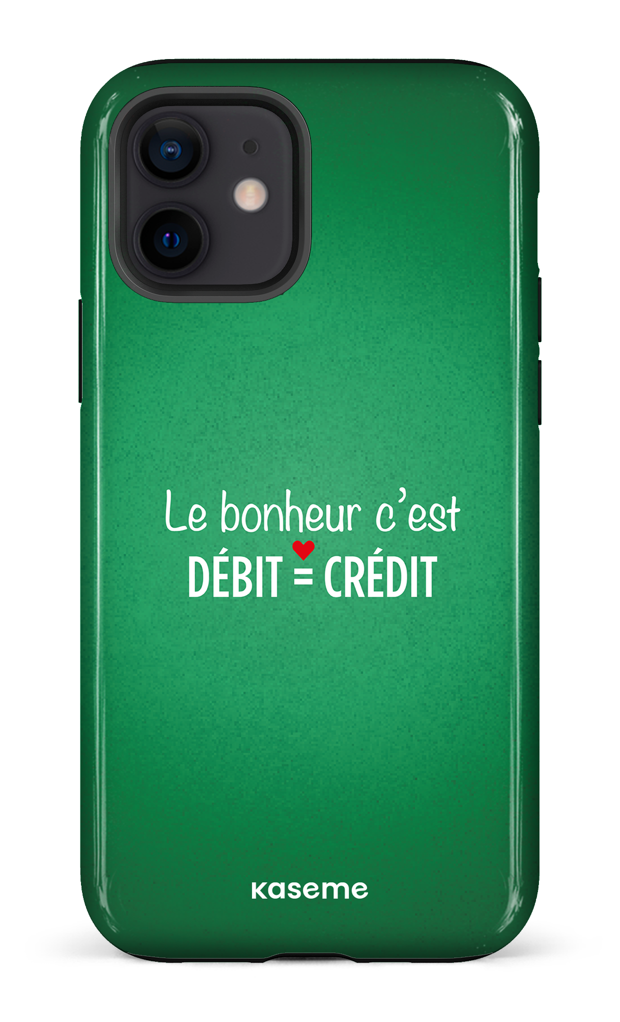 Le bonheur c'est débit = crédit (vert) - iPhone 12