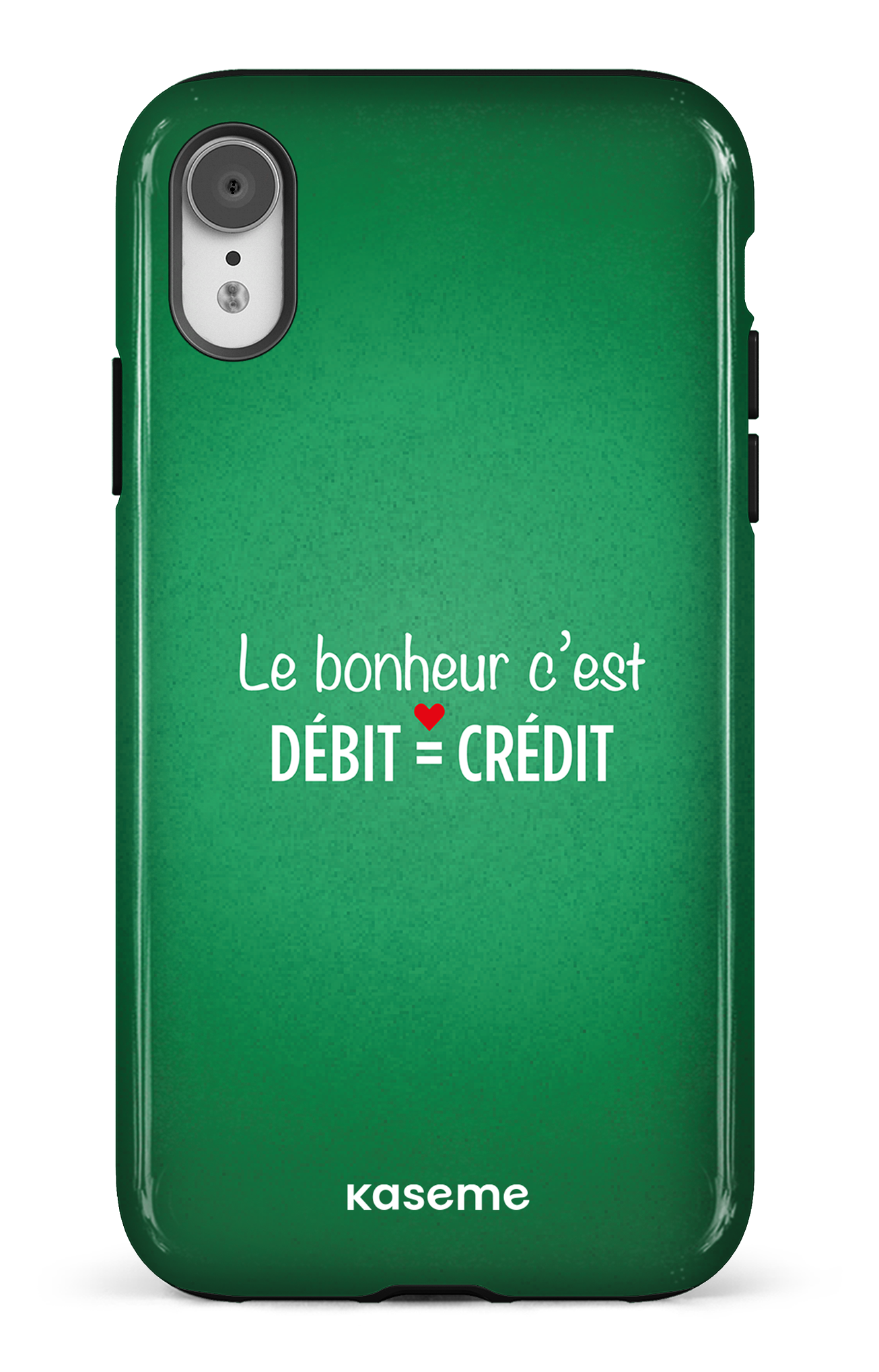 Le bonheur c'est débit = crédit (vert) - iPhone XR