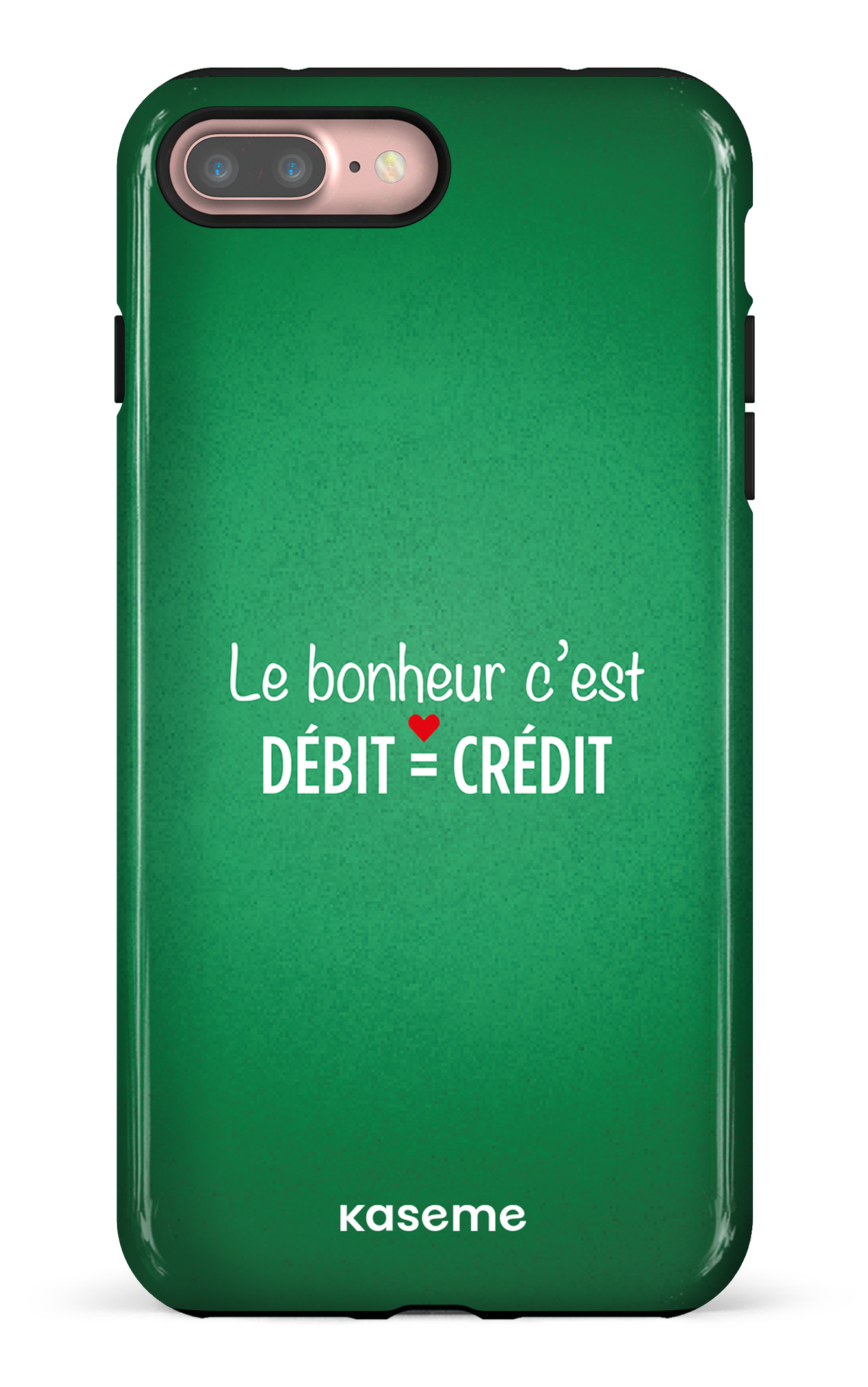 Le bonheur c'est débit = crédit (vert) - iPhone 7 Plus