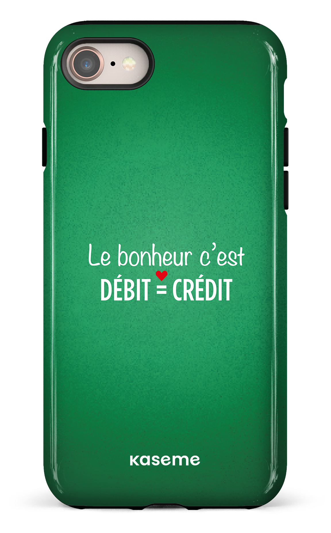 Le bonheur c'est débit = crédit (vert) - iPhone 7