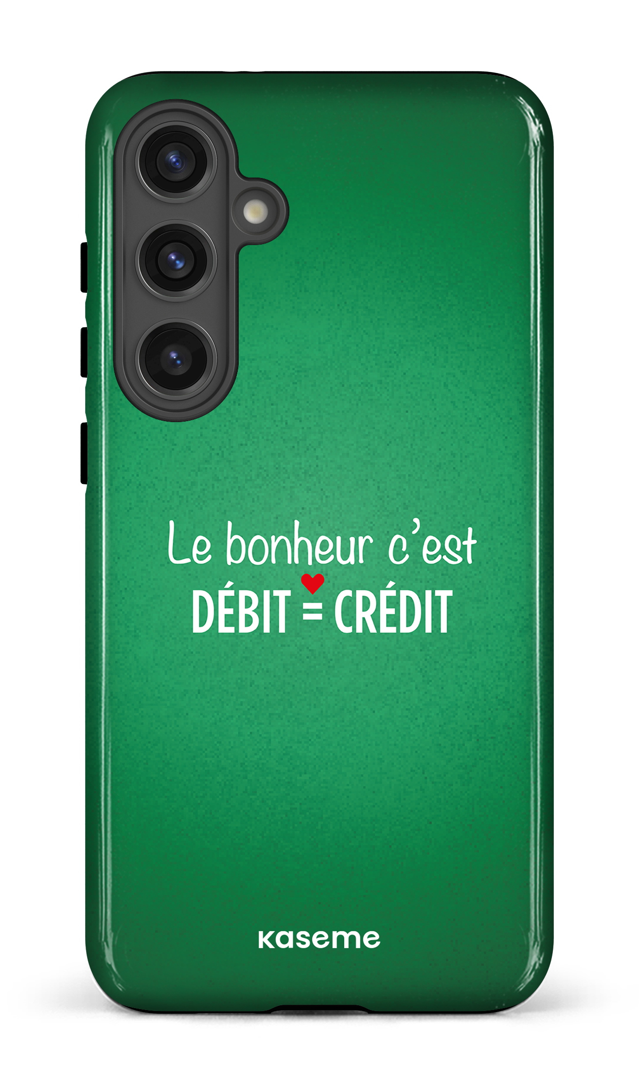 Le bonheur c'est débit = crédit (vert) - Galaxy S24 Plus