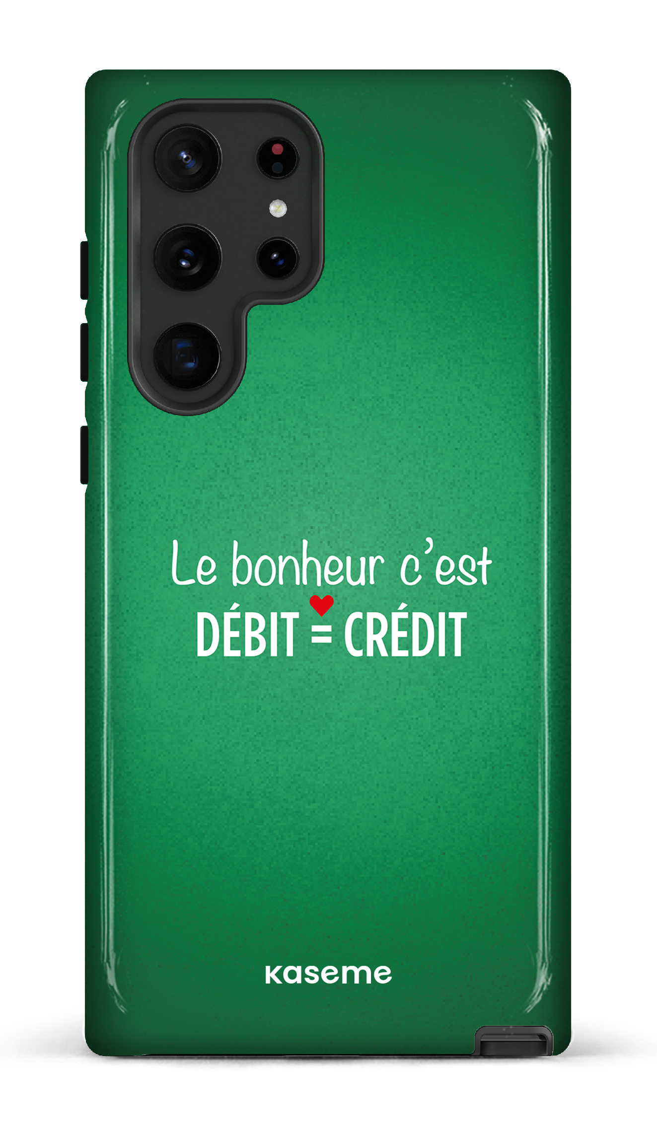 Le bonheur c'est débit = crédit (vert) - Galaxy S22 Ultra