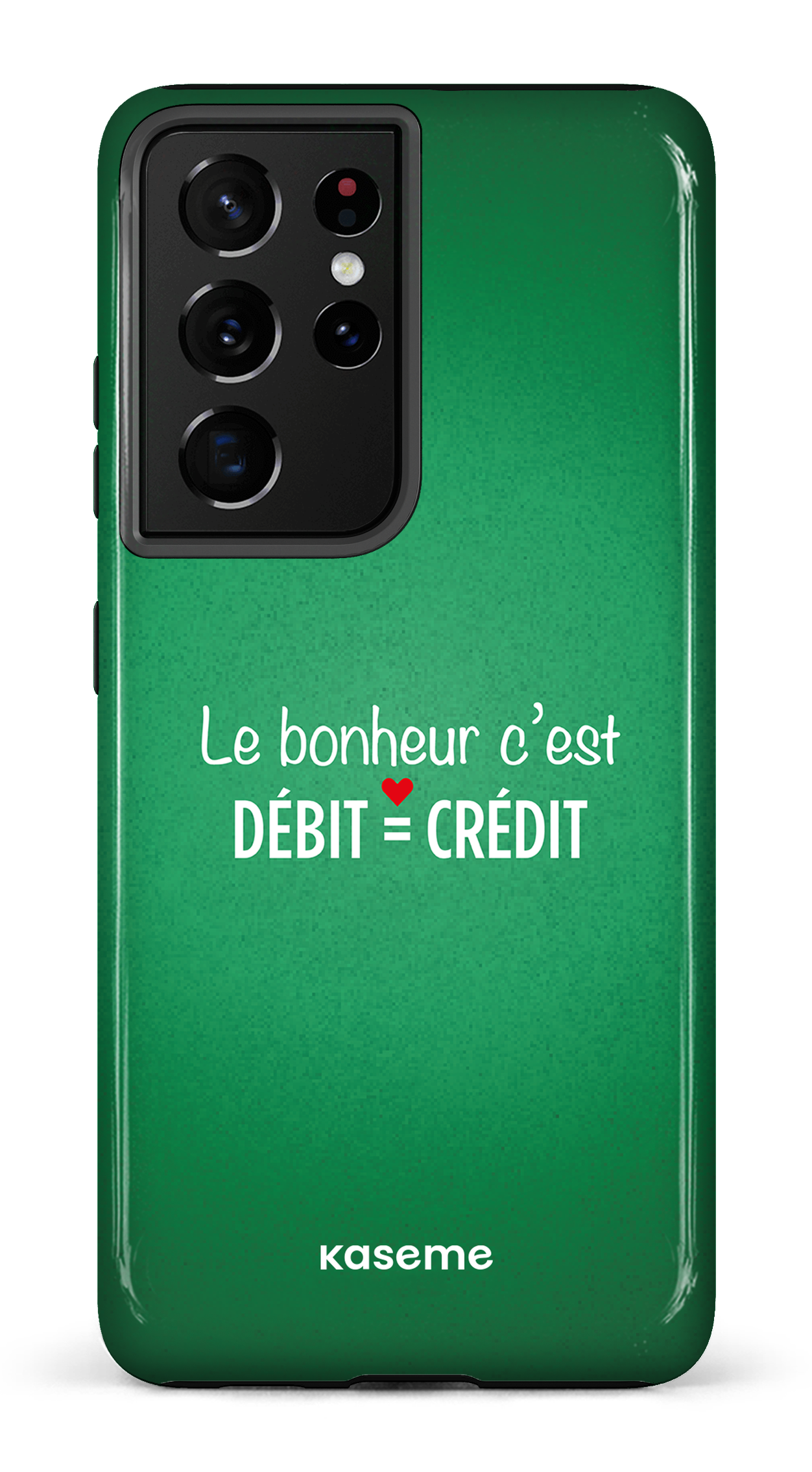 Le bonheur c'est débit = crédit (vert) - Galaxy S21 Ultra