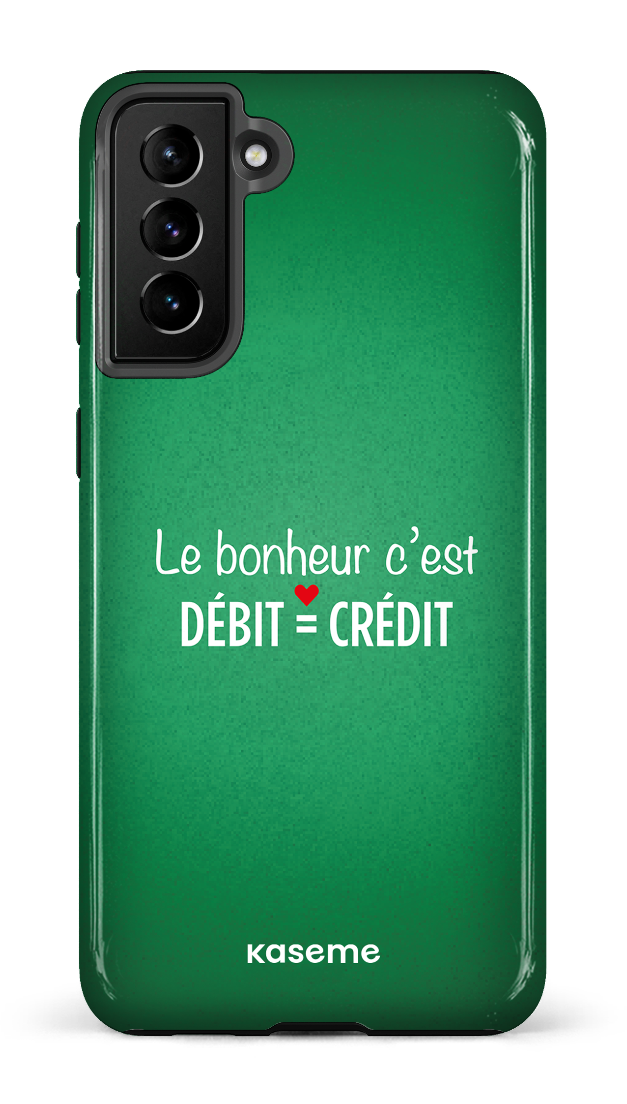 Le bonheur c'est débit = crédit (vert) - Galaxy S21 Plus