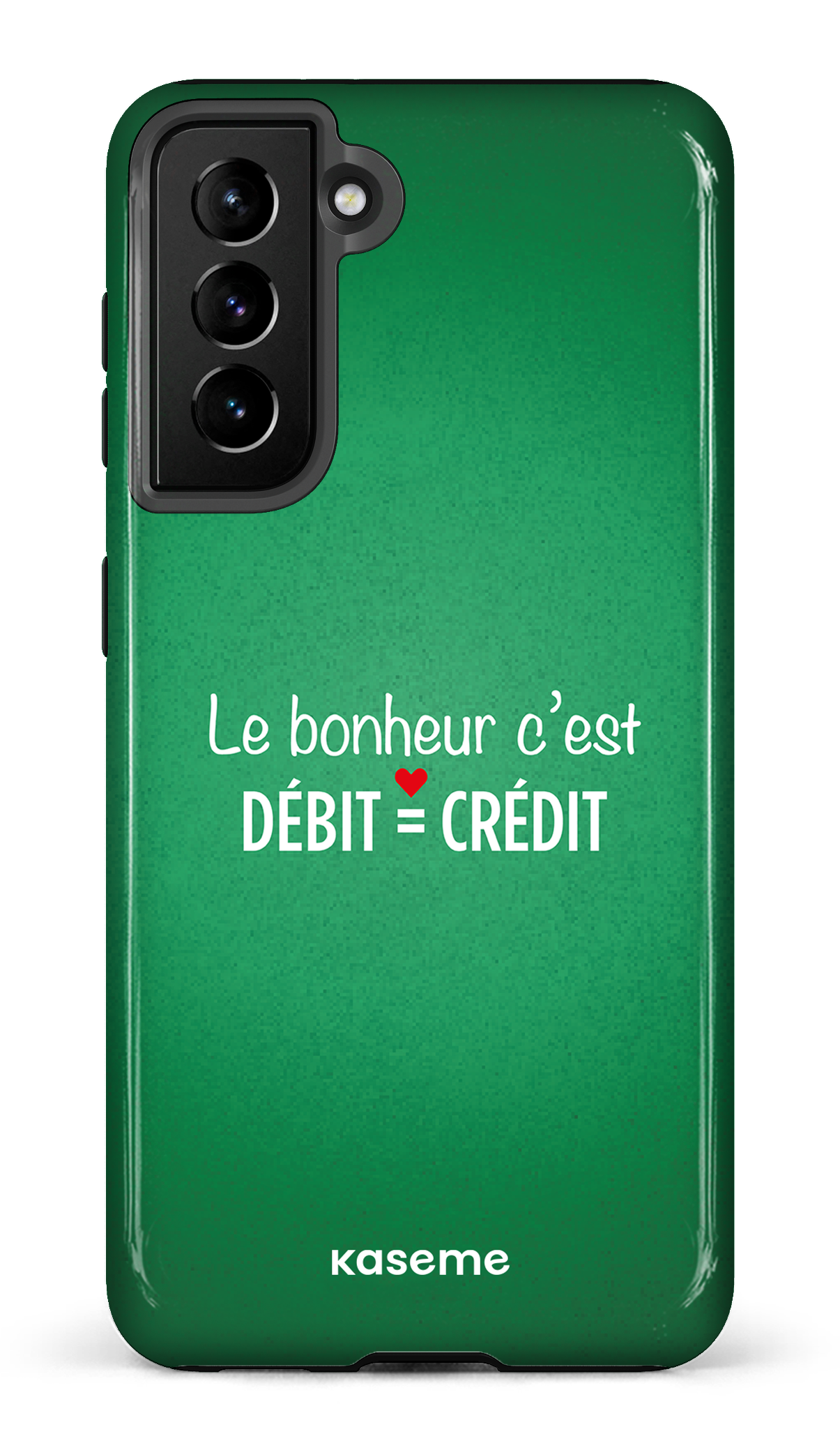 Le bonheur c'est débit = crédit (vert) - Galaxy S21