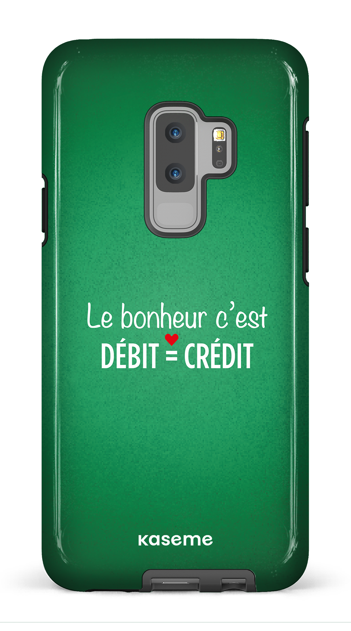 Le bonheur c'est débit = crédit (vert) - Galaxy S9 Plus