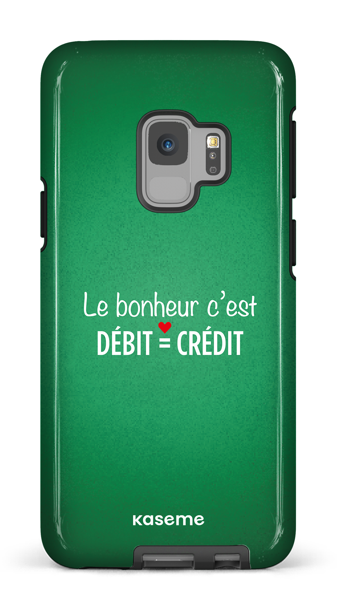 Le bonheur c'est débit = crédit (vert) - Galaxy S9