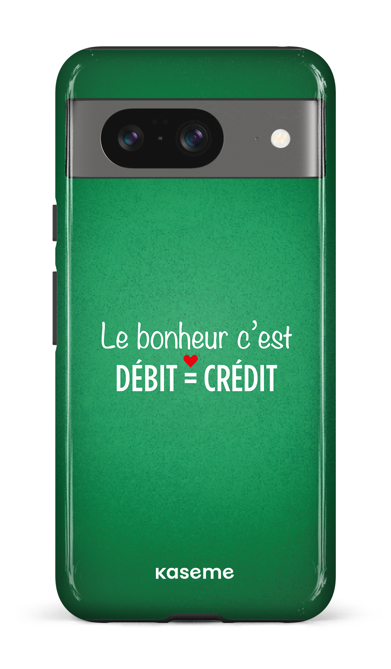 Le bonheur c'est débit = crédit (vert) - Google Pixel 8