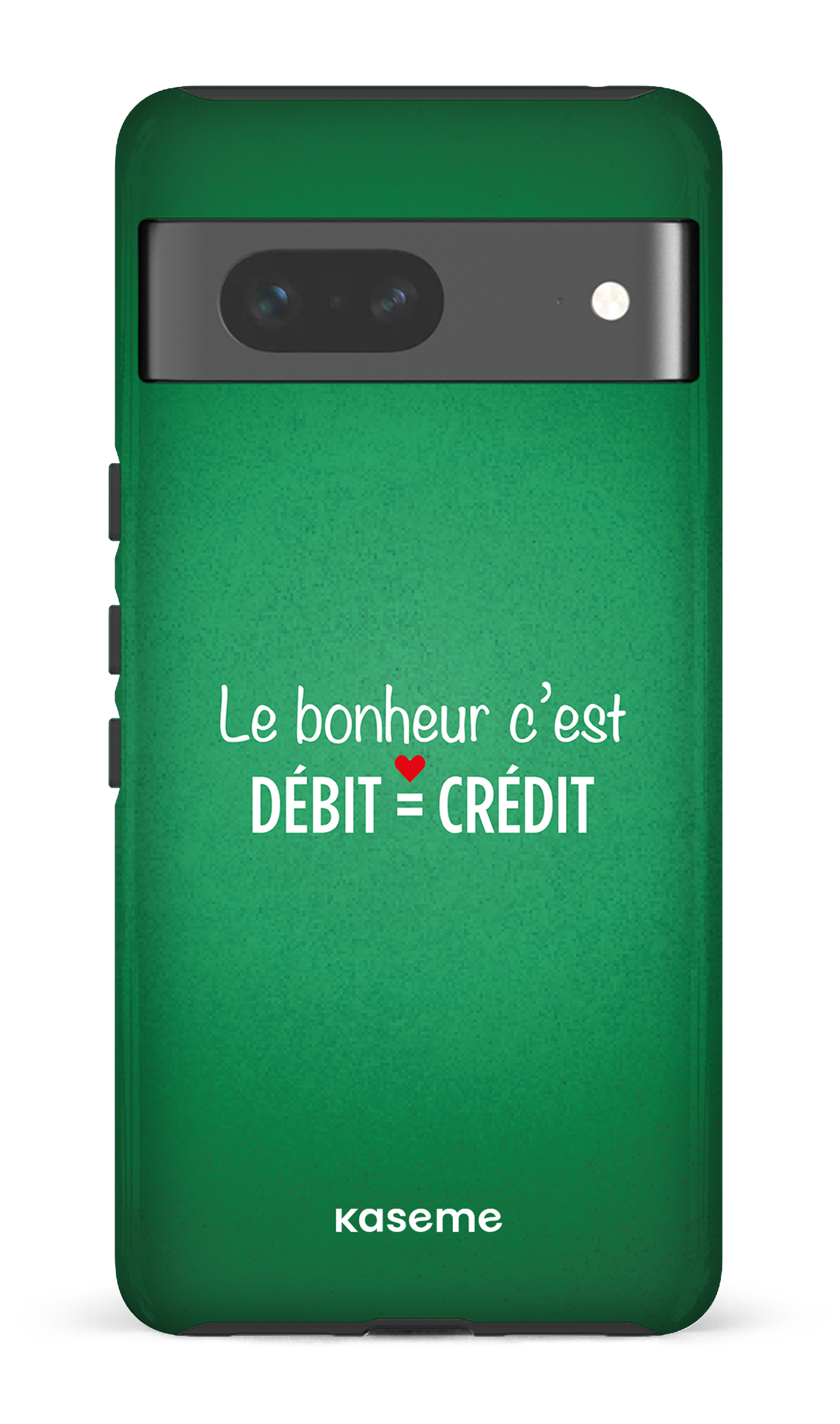 Le bonheur c'est débit = crédit (vert) - Google Pixel 7