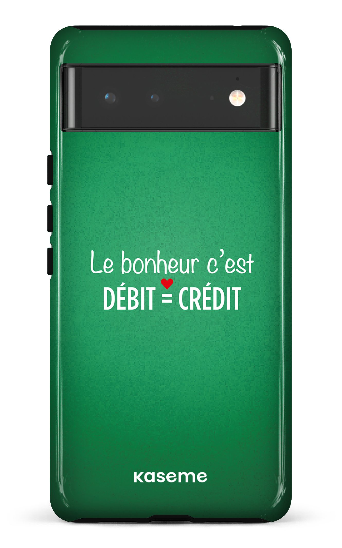 Le bonheur c'est débit = crédit (vert) - Google Pixel 6