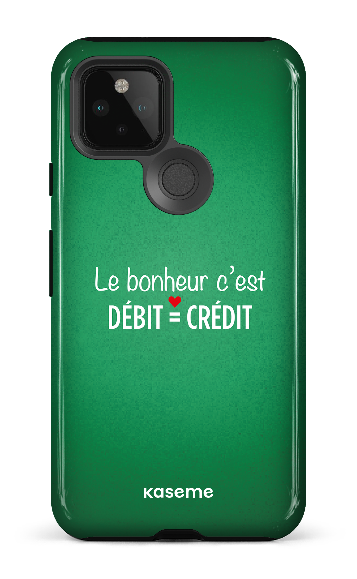 Le bonheur c'est débit = crédit (vert) - Google Pixel 5