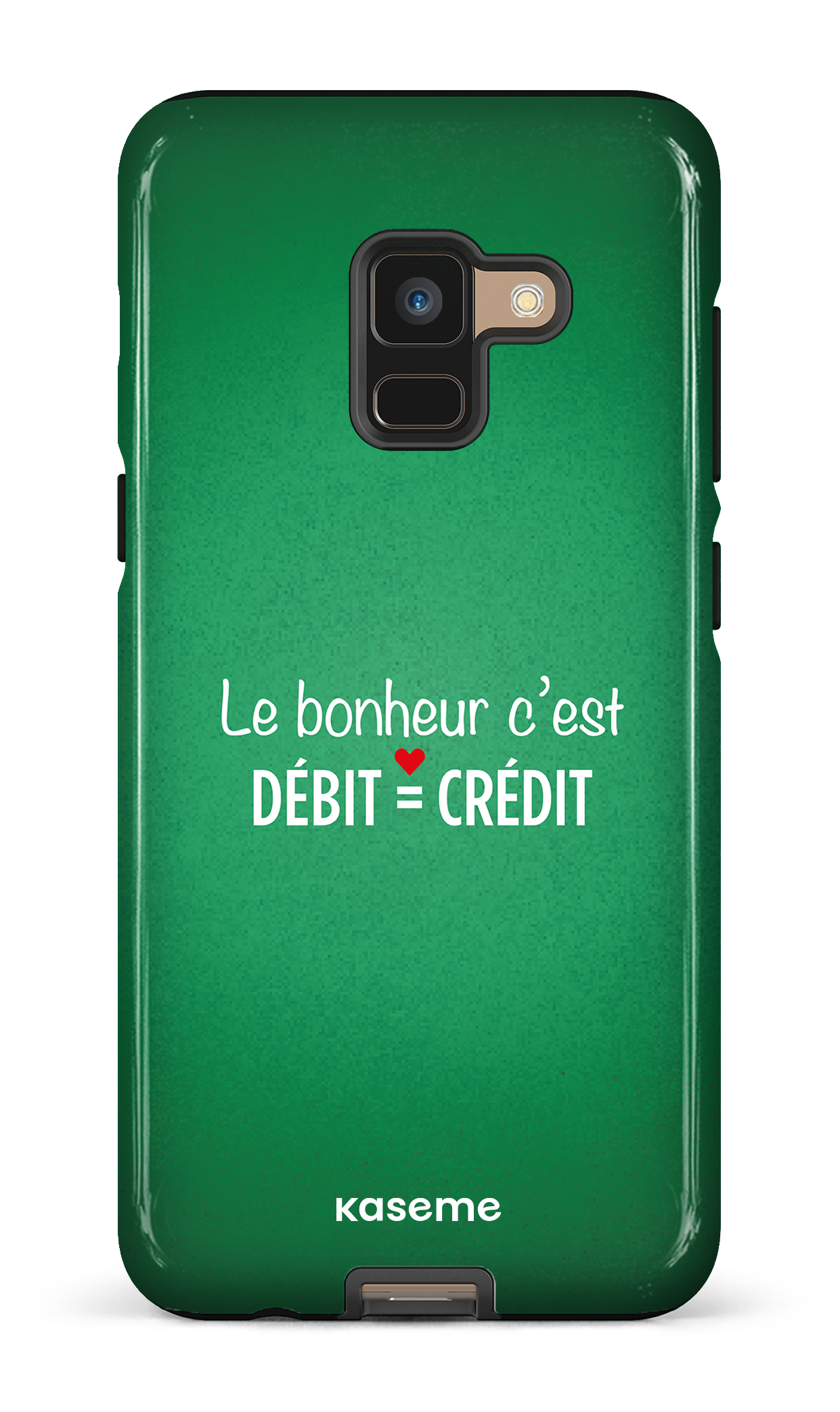 Le bonheur c'est débit = crédit (vert) - Galaxy A8