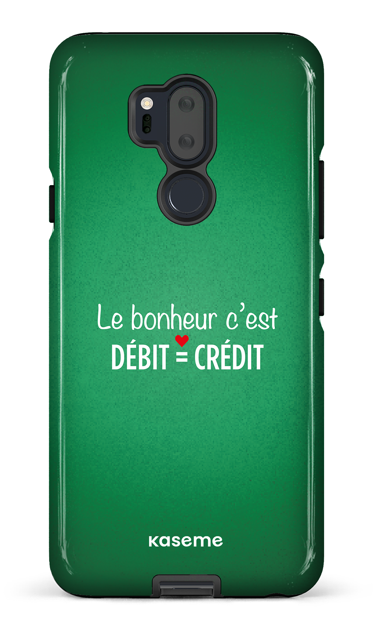 Le bonheur c'est débit = crédit (vert) - LG G7